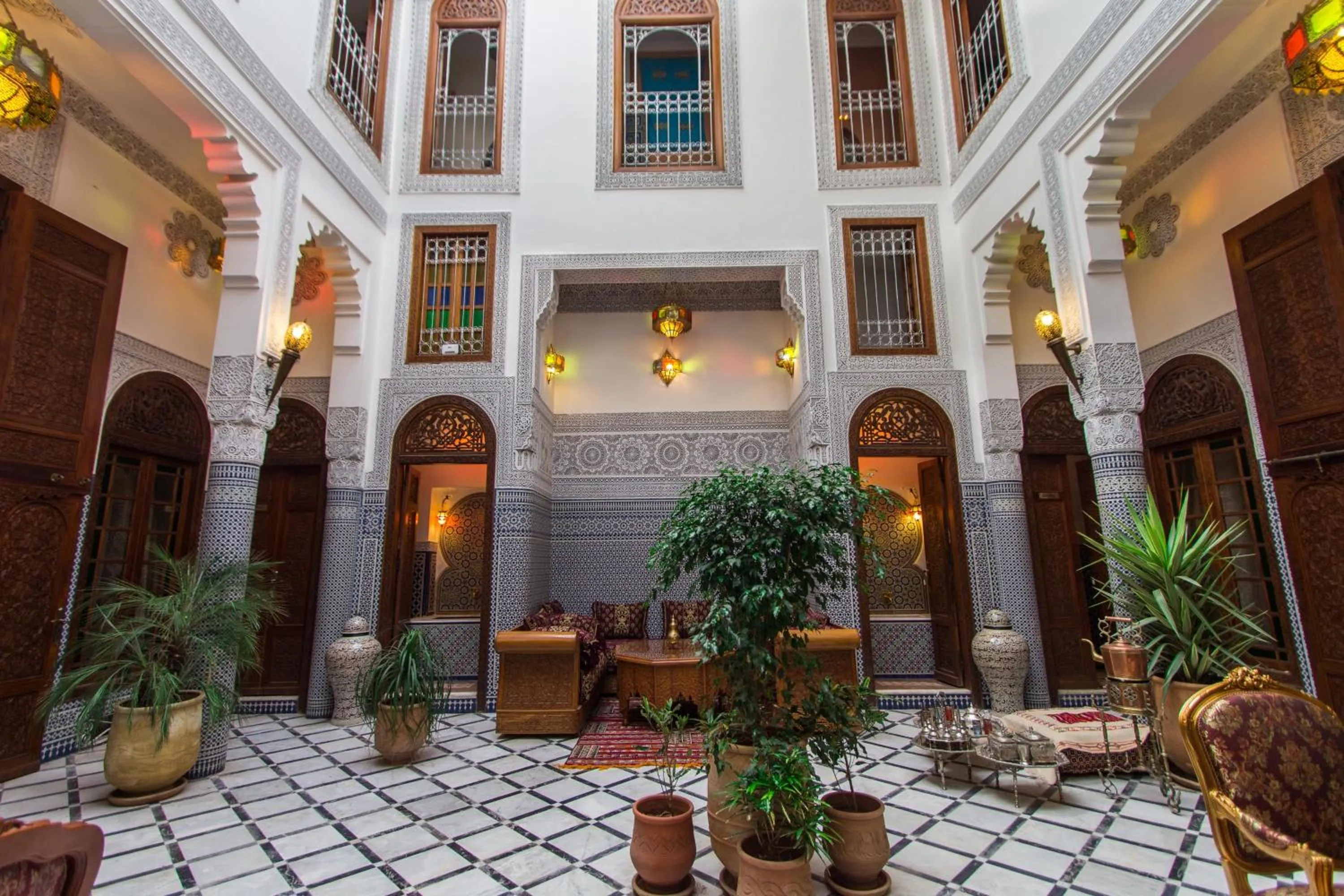 Patio in Riad Tahra & Spa