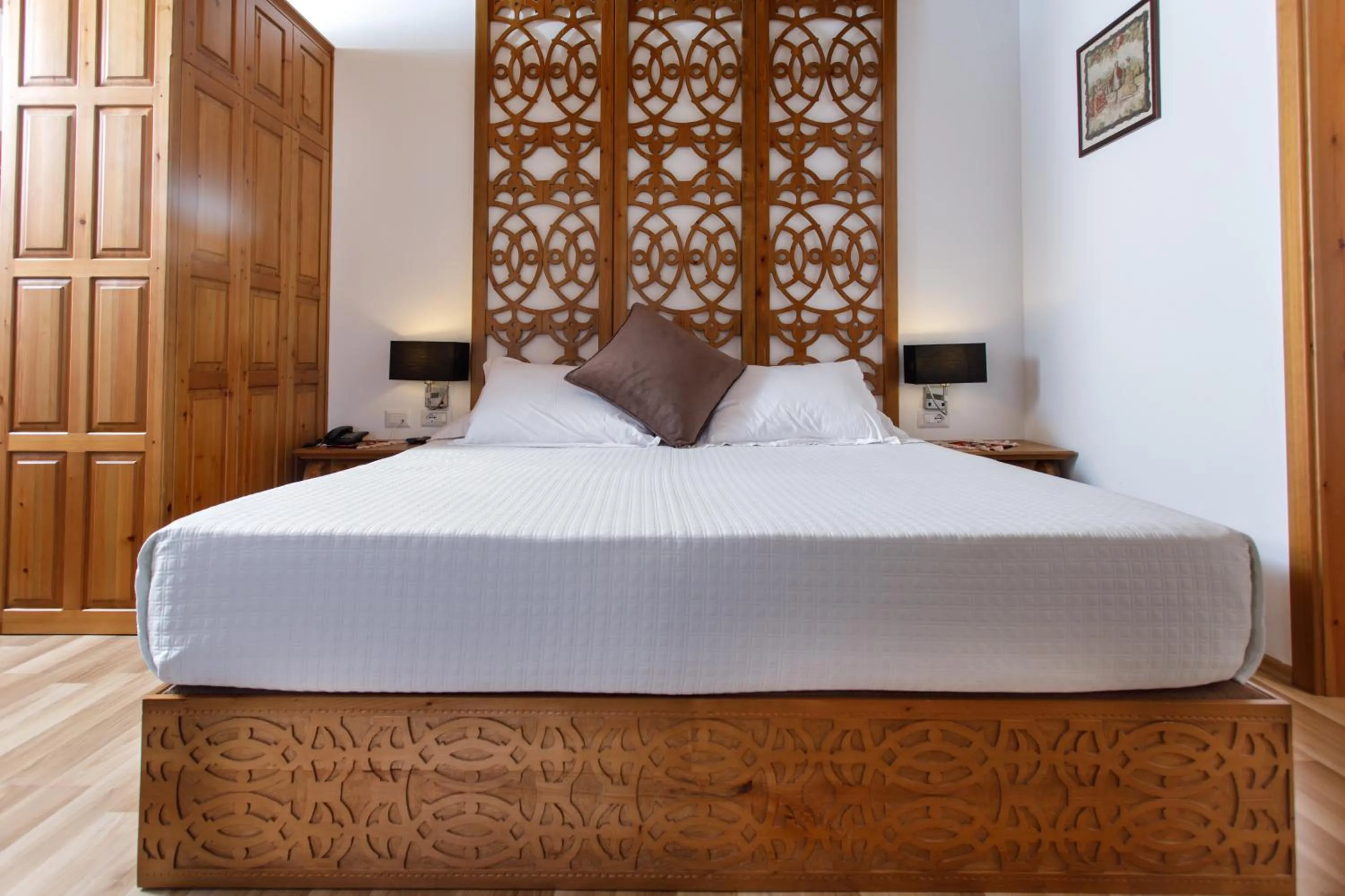 Decorative detail, Bed in Hotel Kodra