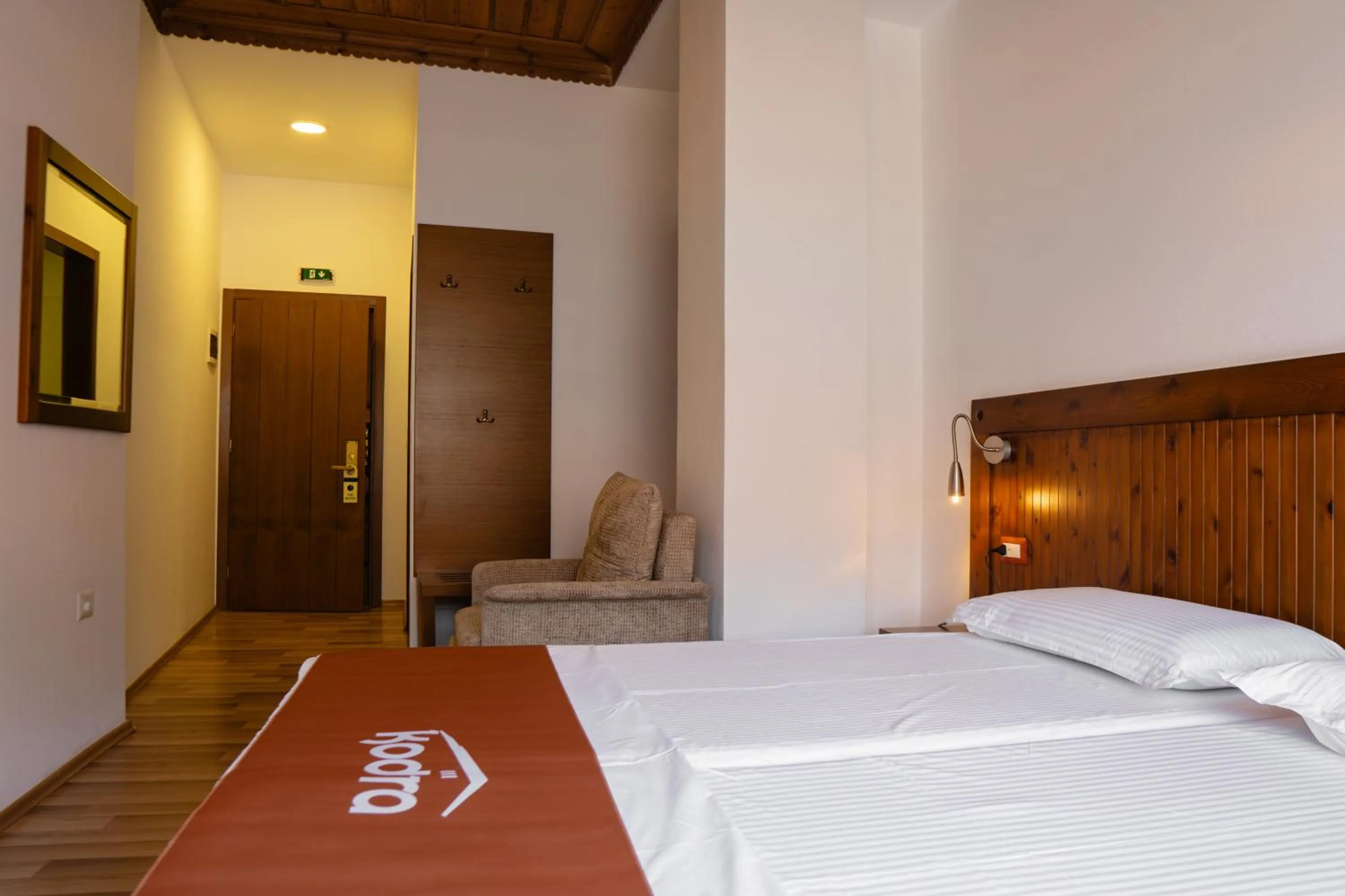 Bed in Hotel Kodra