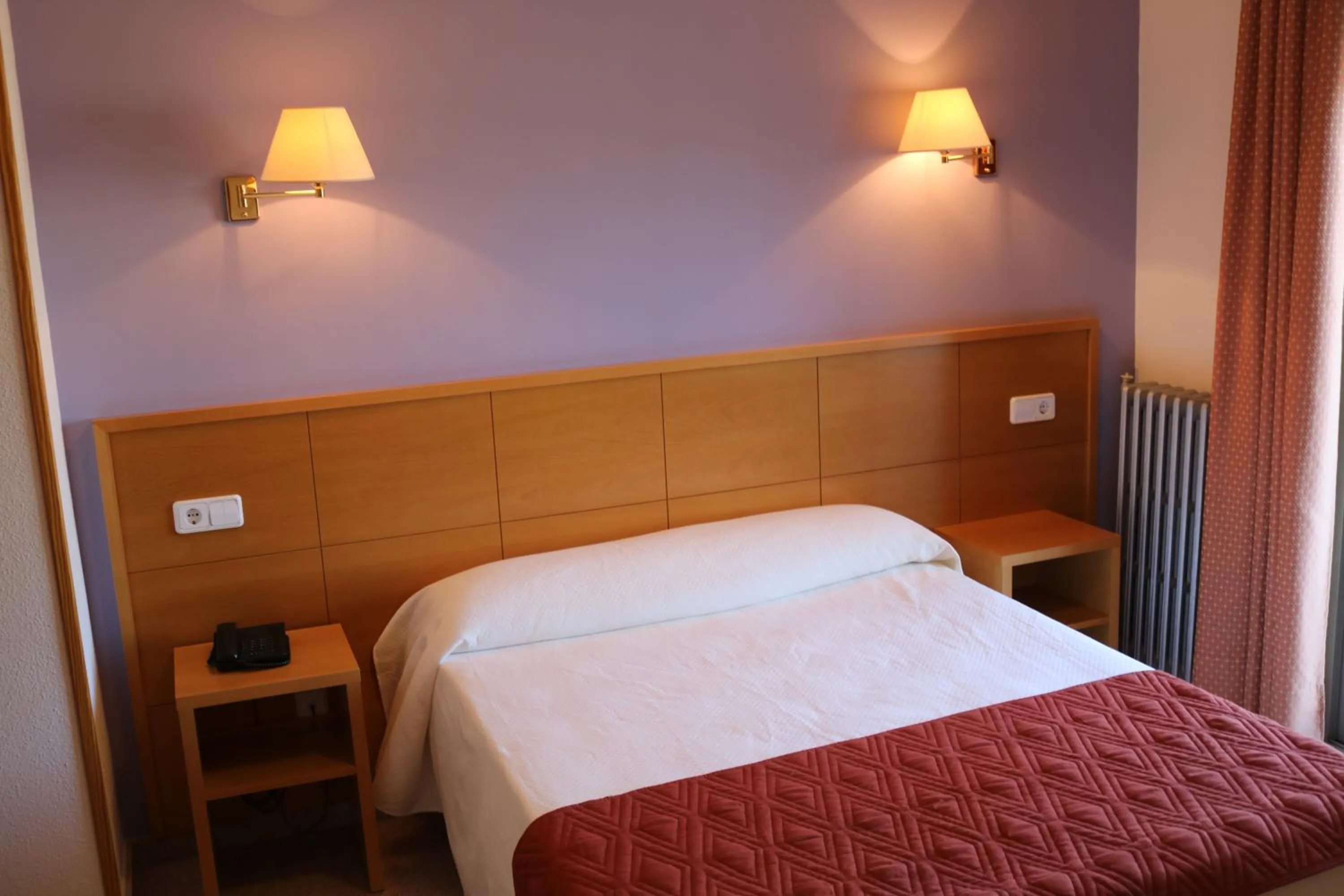 Bed in Hotel Santa Faz