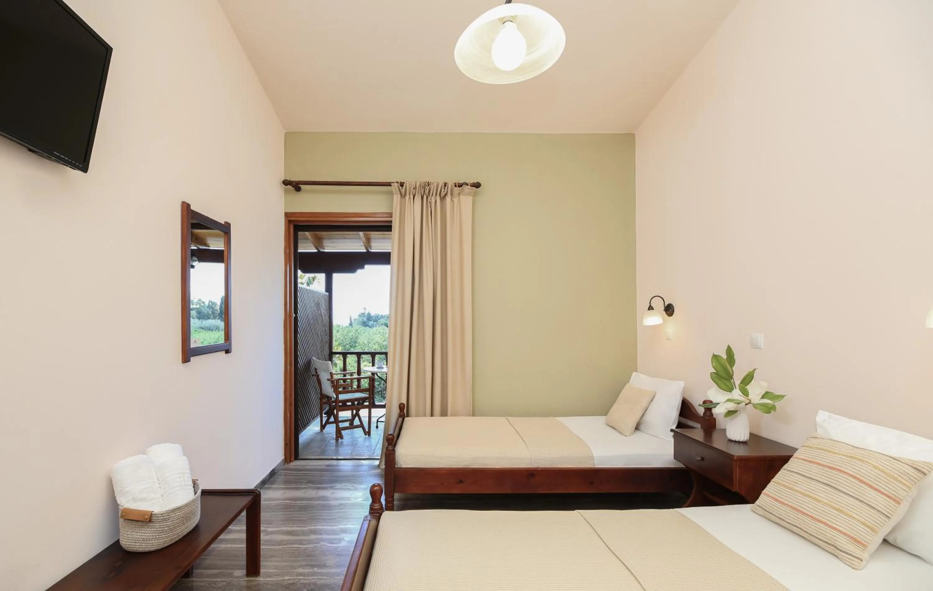 Bed in Villa Christina