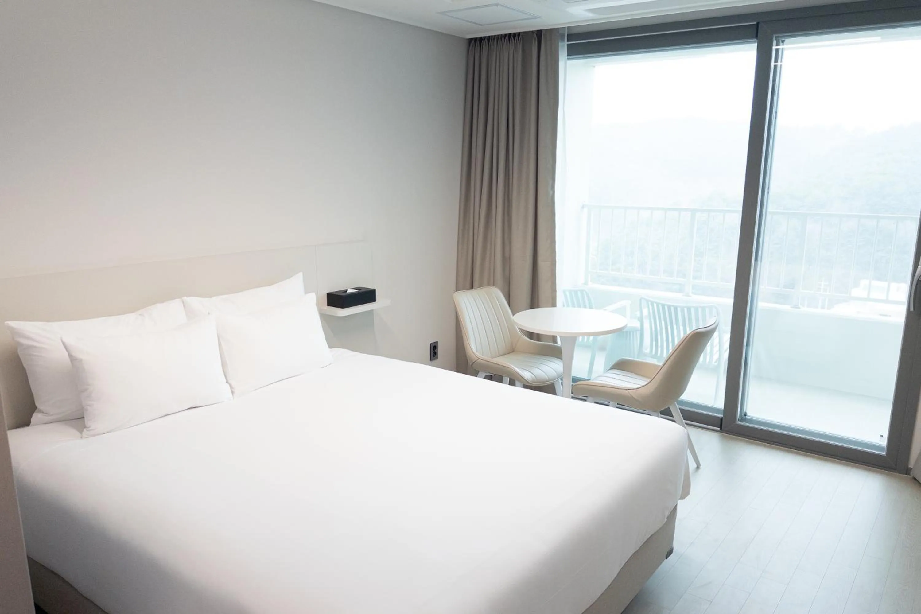 Bed in Hotel Wavellent Yangyang