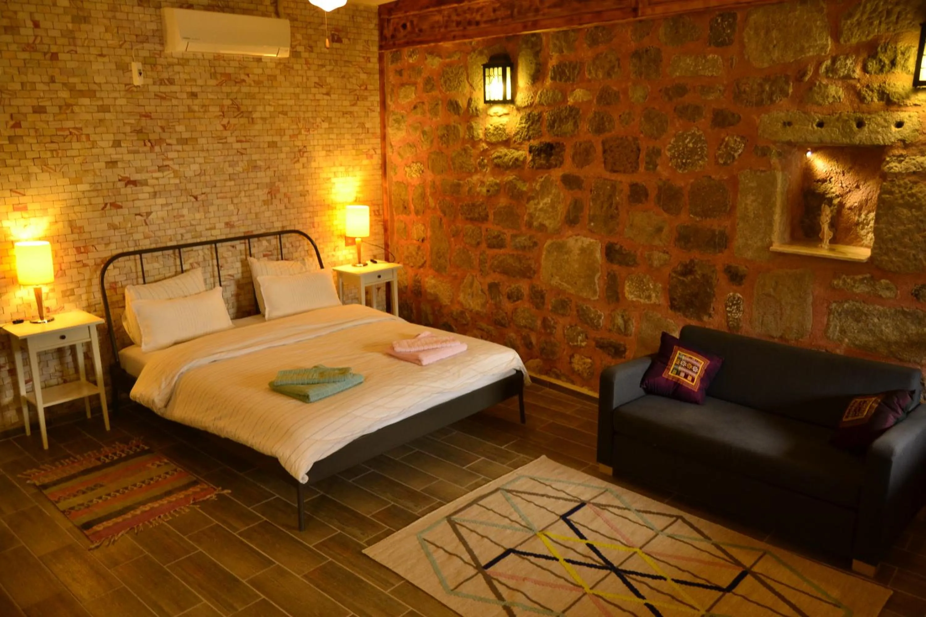 Photo of the whole room, Bed in Attalos Suites Hotel