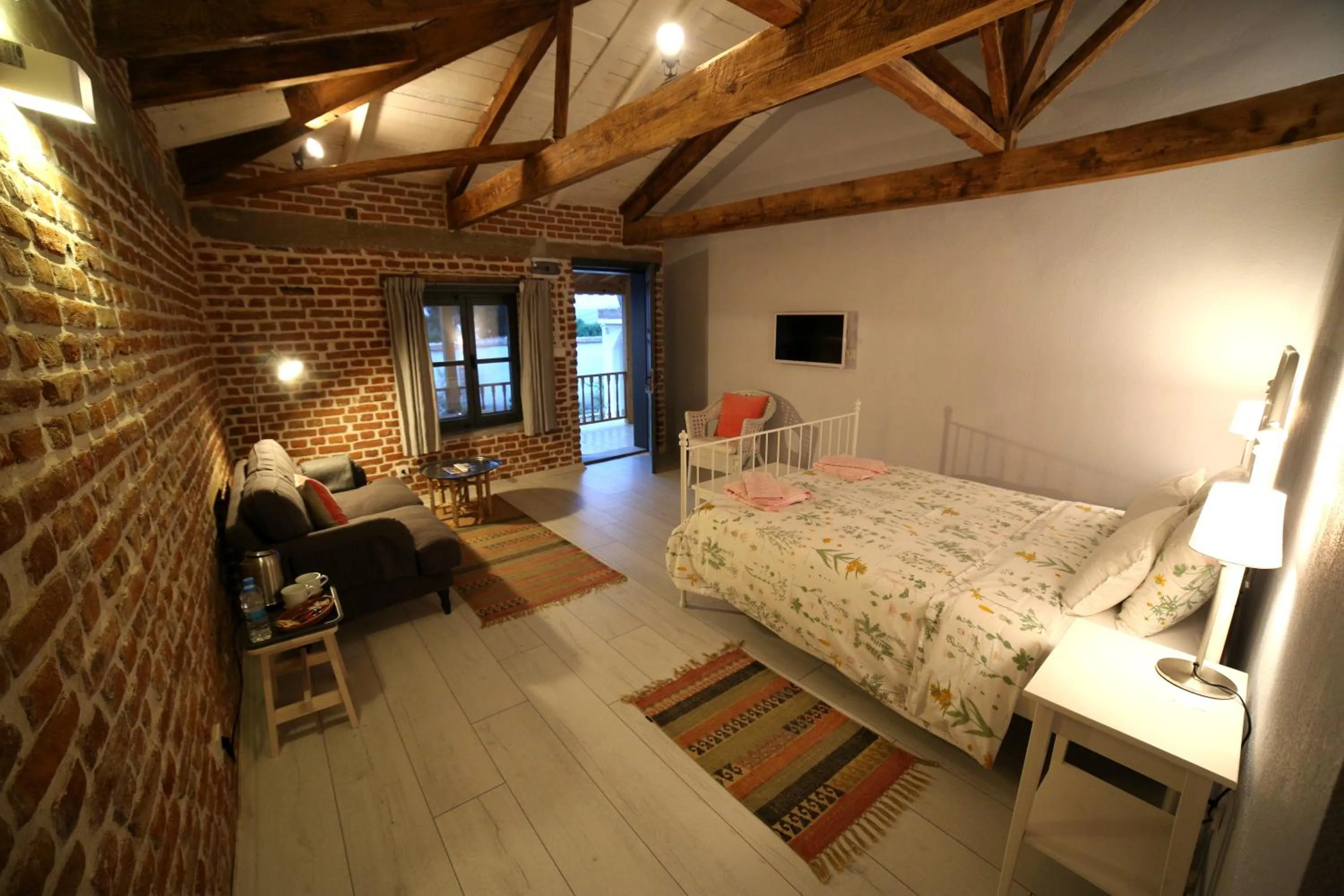 Photo of the whole room, Bed in Attalos Suites Hotel