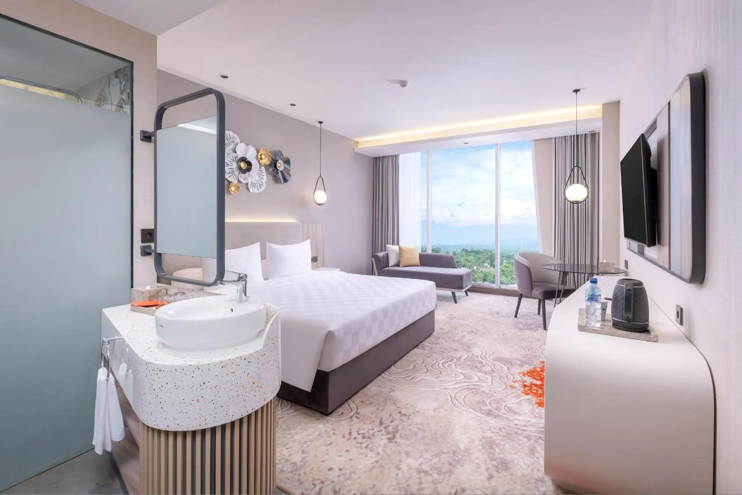 Double Room in Wahid Prime Hotel Salatiga Double Room in Wahid Prime Hotel Salatiga