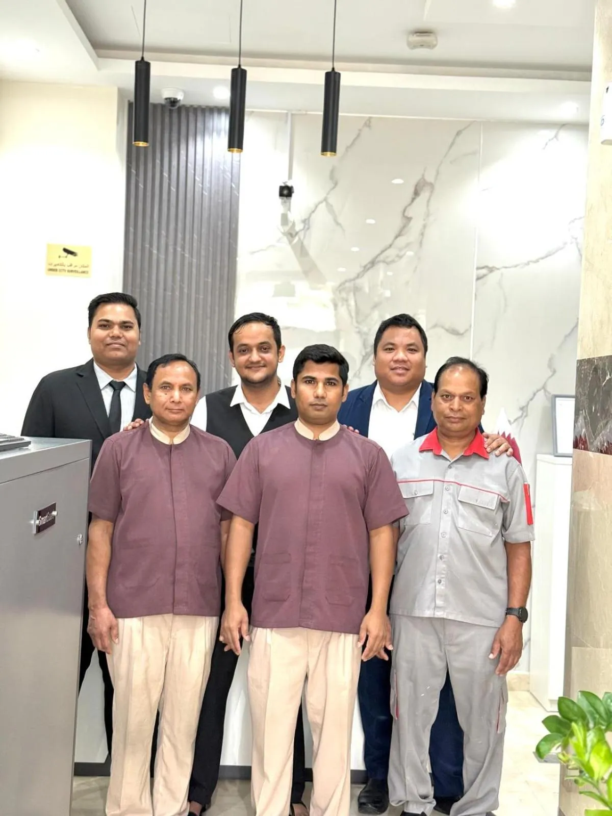 Staff in Rawda Hotel