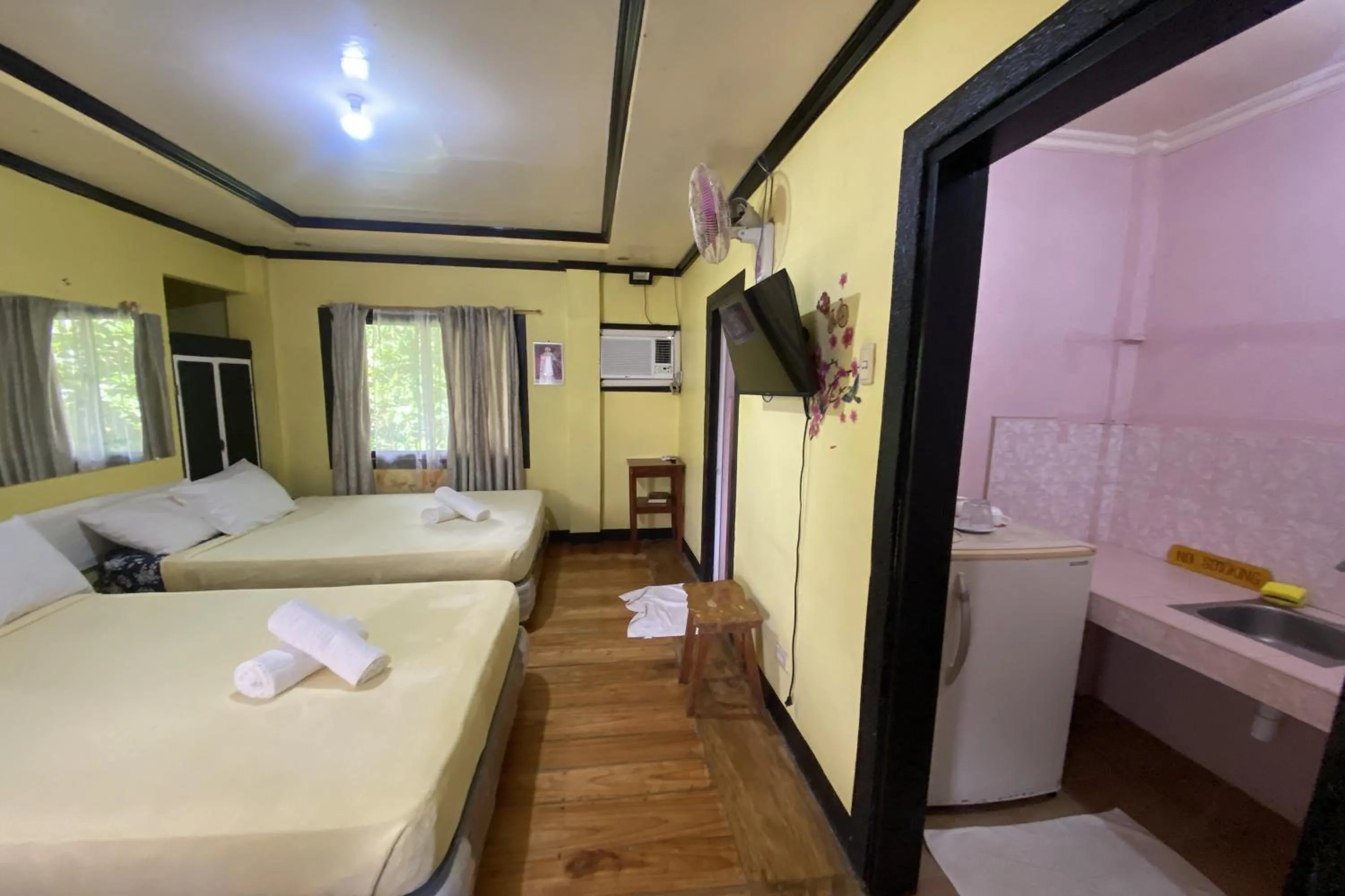 Bed in D & A Seaside Cottages