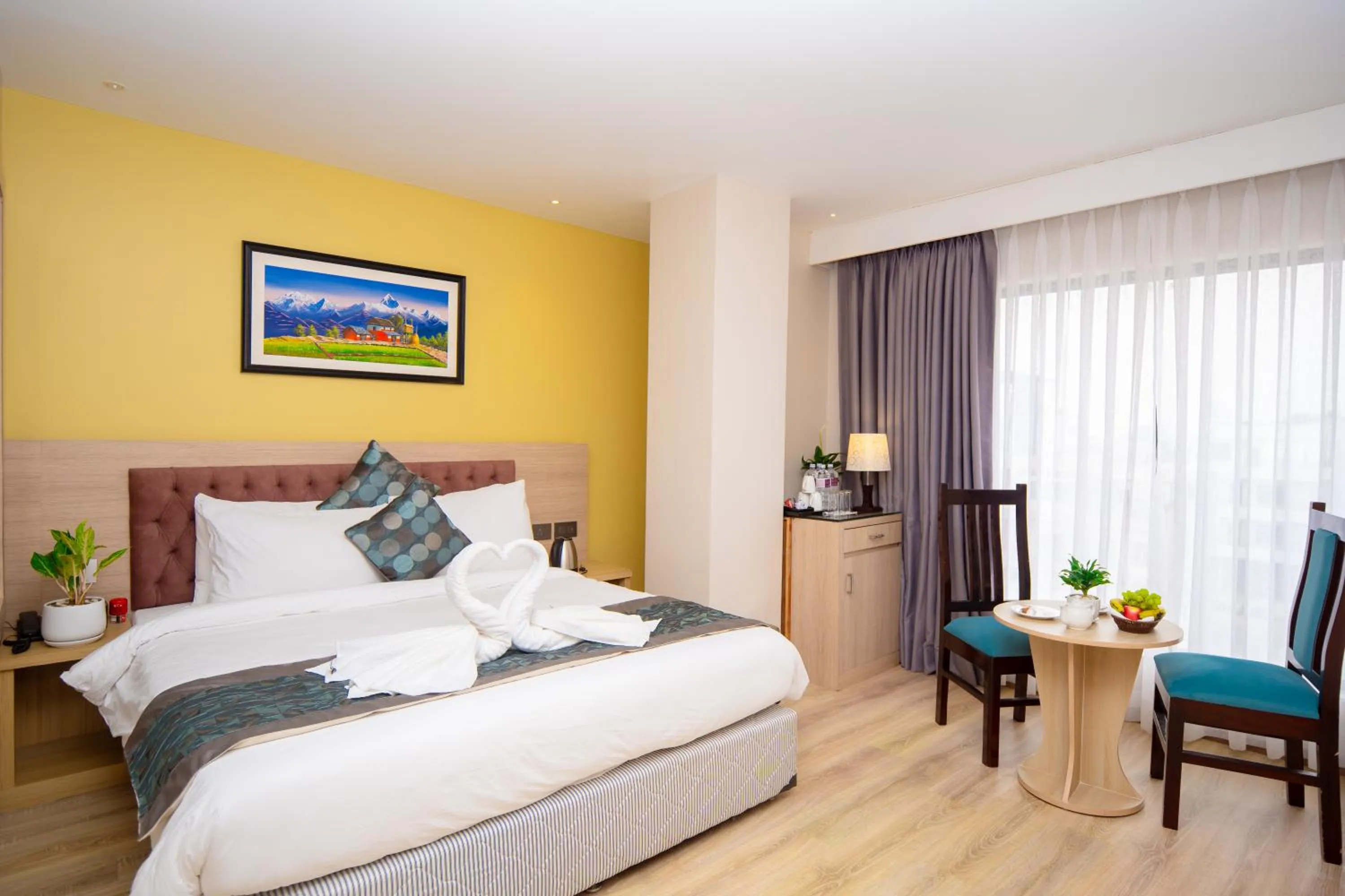 Bed in Velvet Luxe Hotel