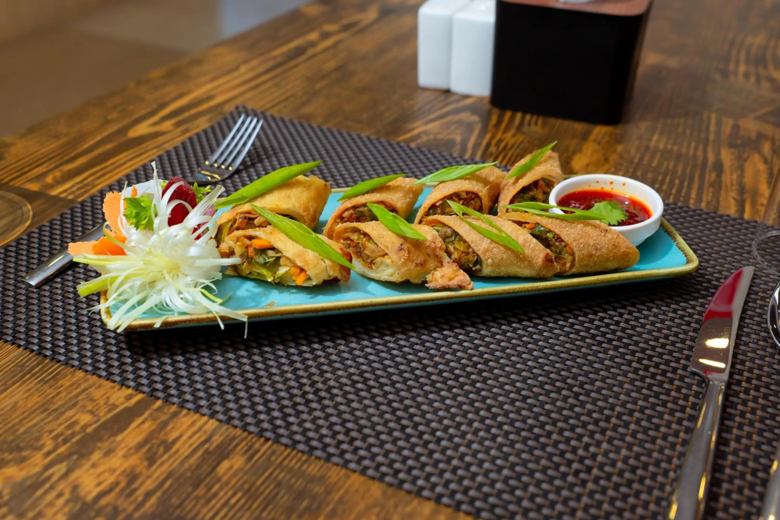 Food and drinks in Velvet Luxe Hotel