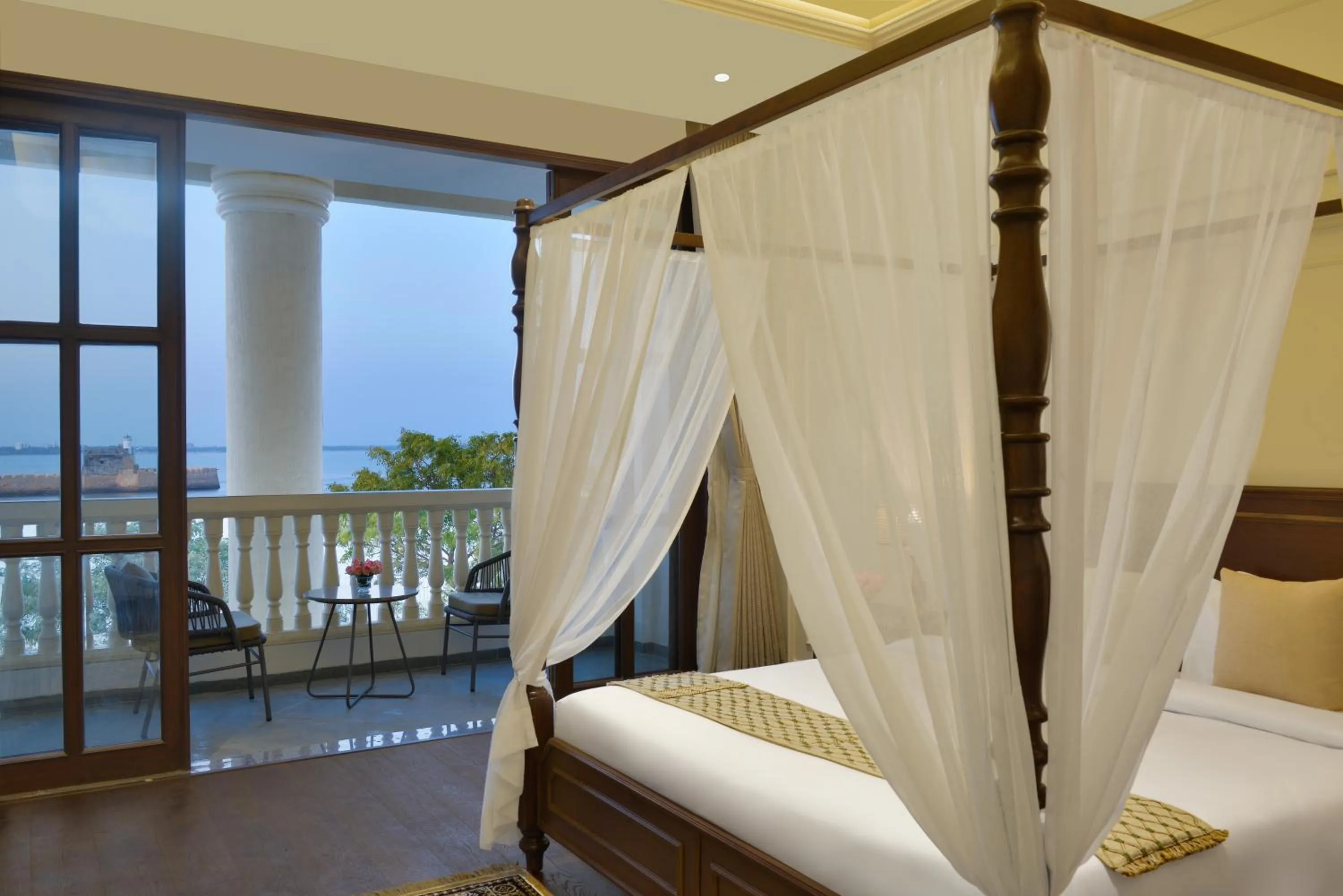 Bedroom, Bed in The Fort House, Diu- IHCL SeleQtions