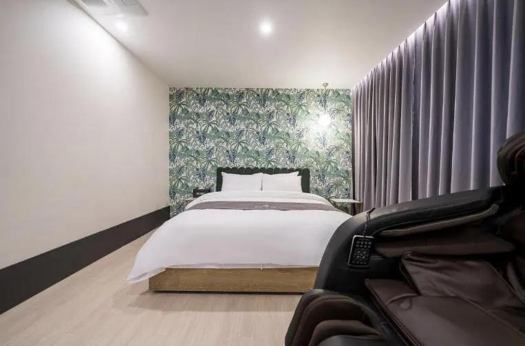 Bed in Hotel 7 Bricks Gwangju Sangmu