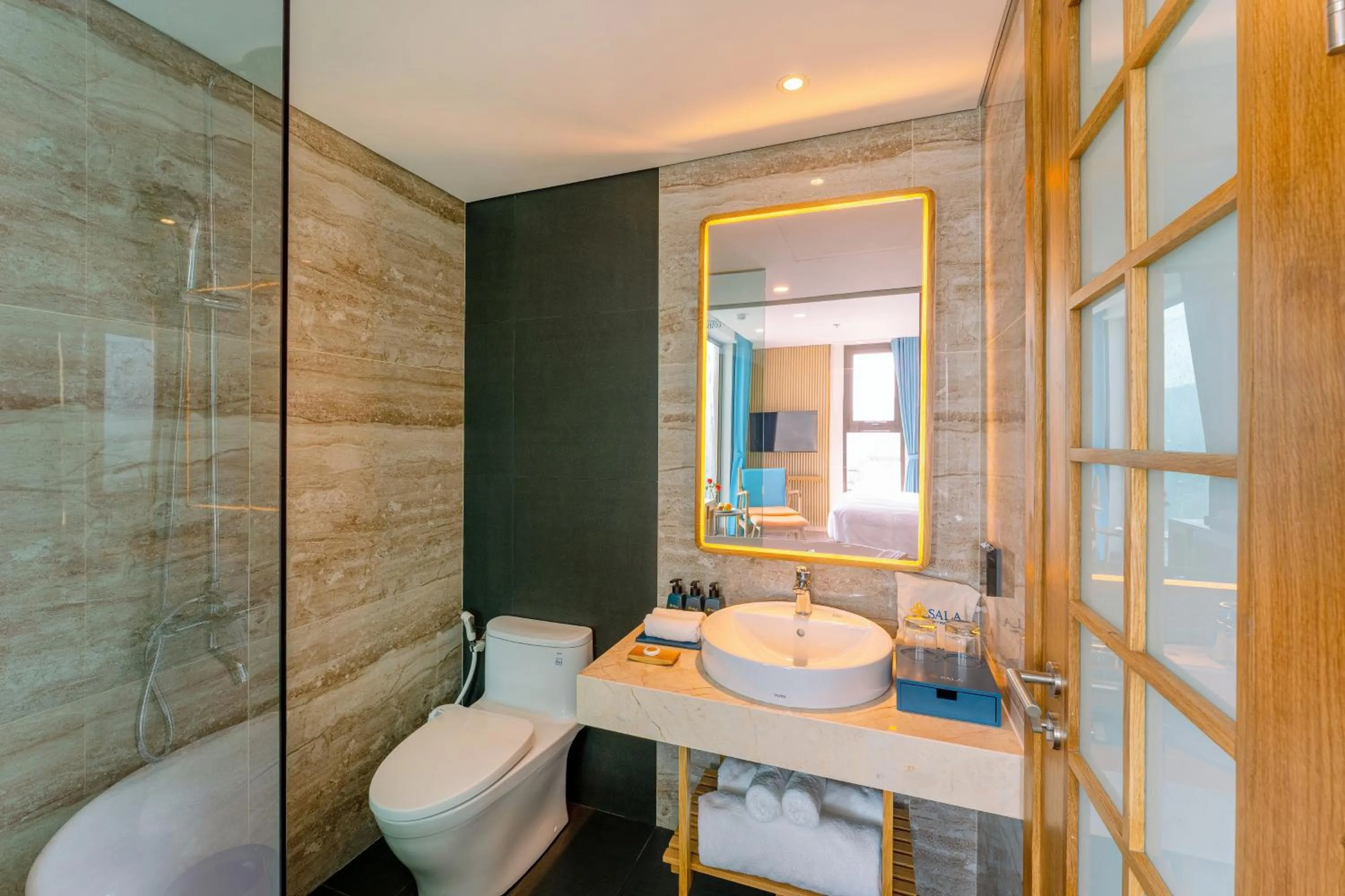 Bathroom in Sala Quy Nhon Beach Hotel
