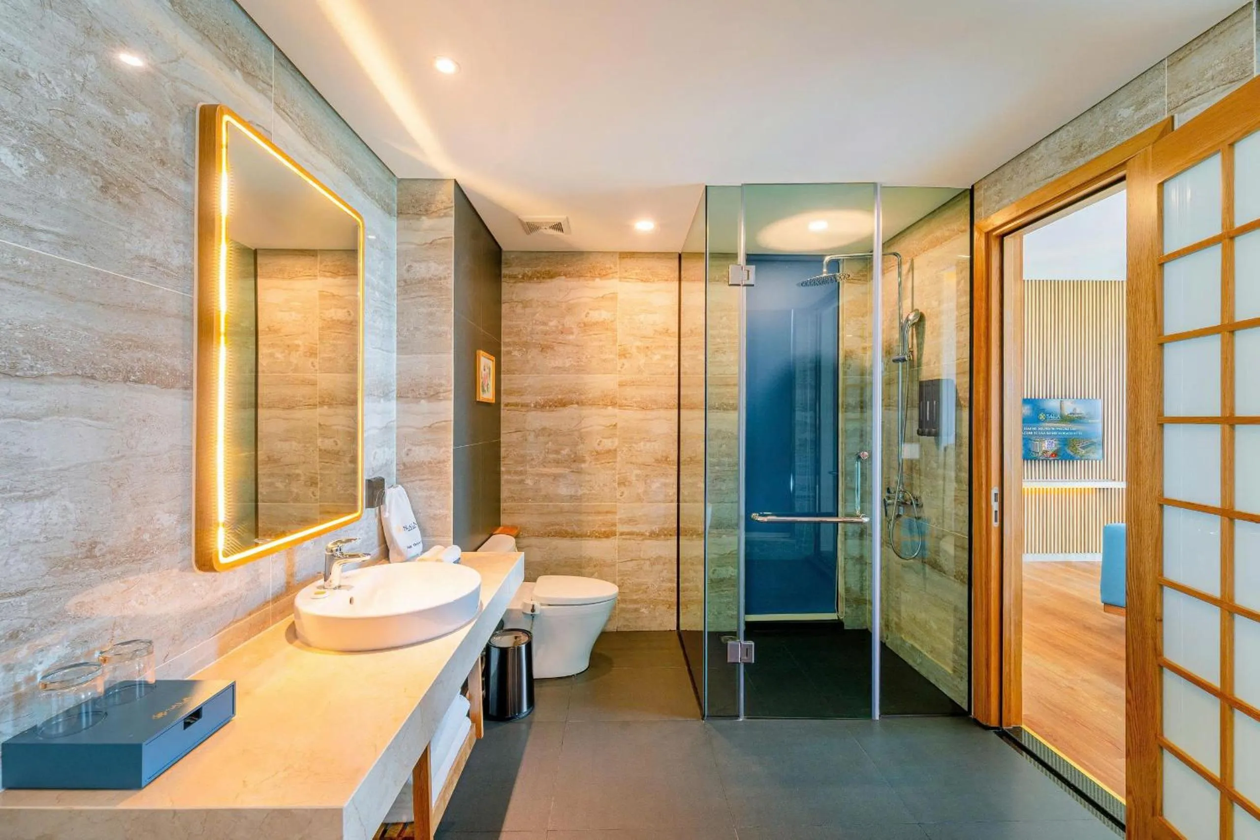 Shower in Sala Quy Nhon Beach Hotel