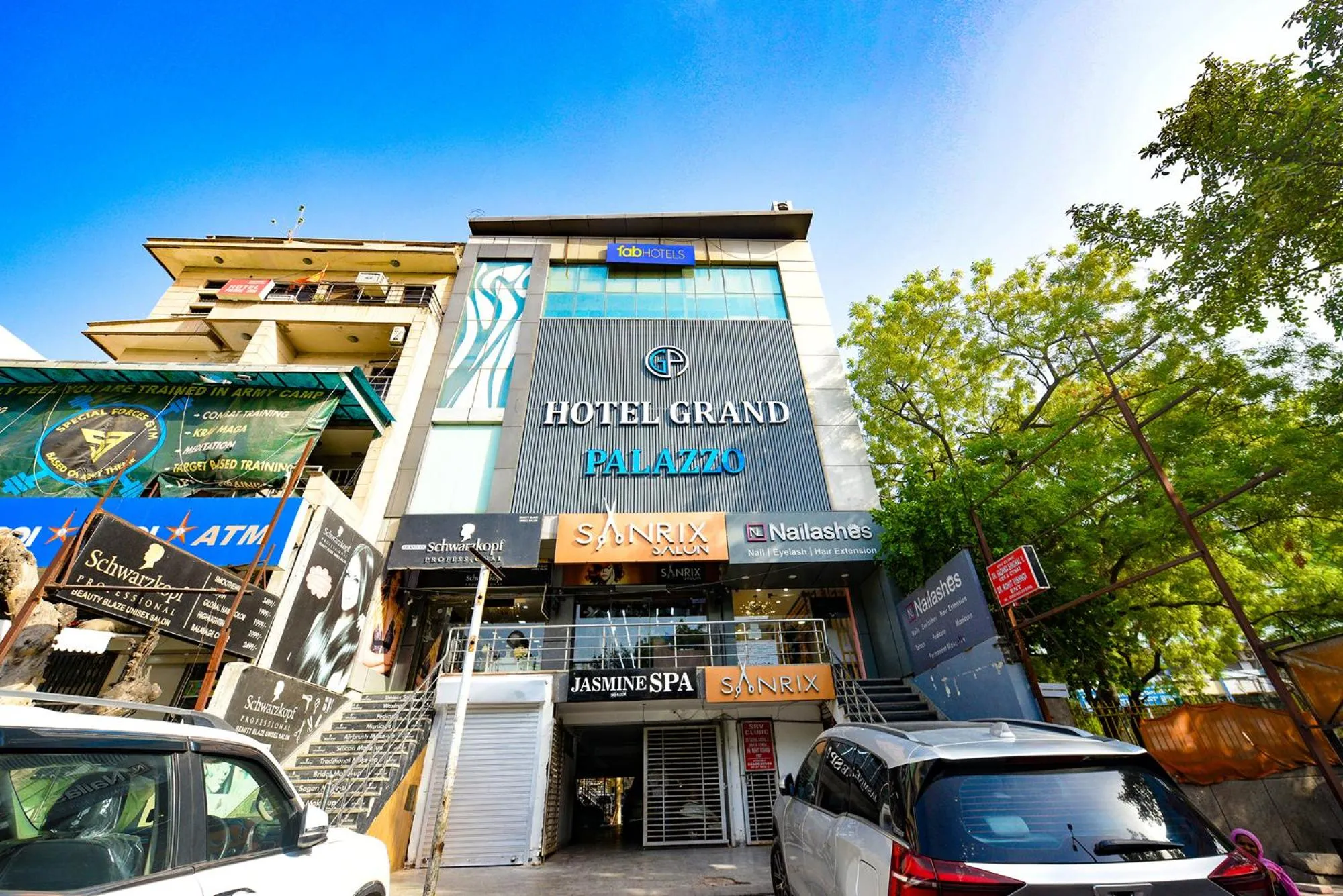 Property building in FabHotel Grand Palazzo Near Paschim Vihar