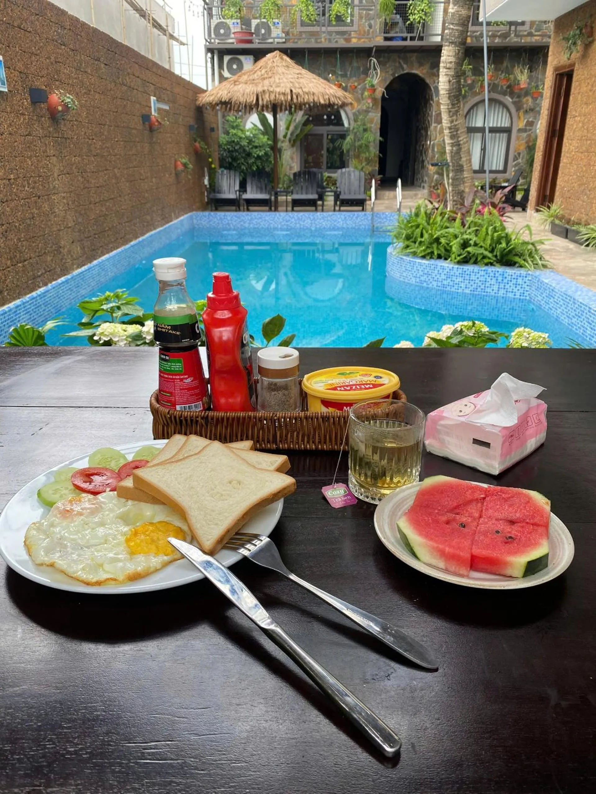 Breakfast in Serena Tam Coc Hotel & Villa