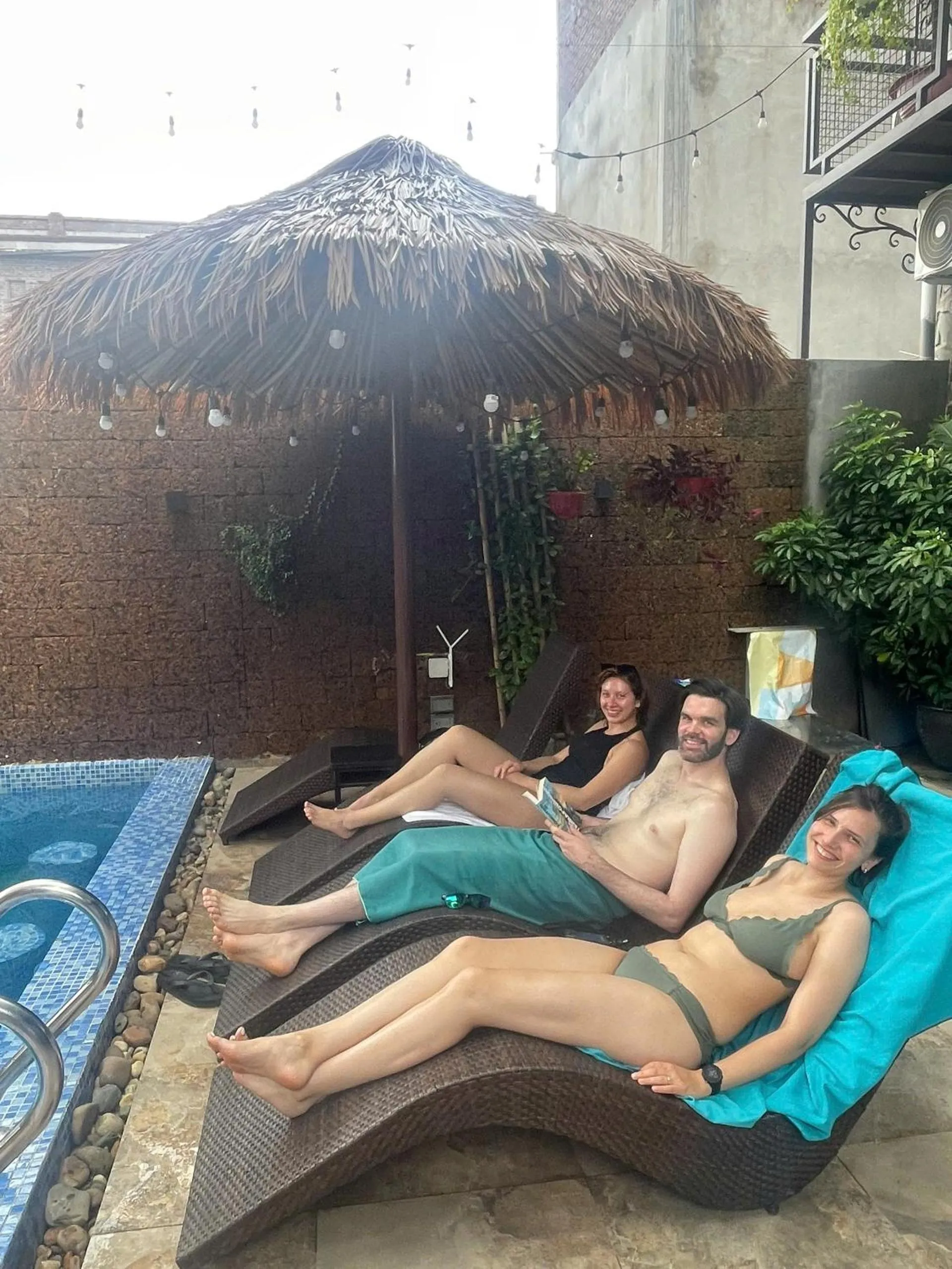 sunbed in Serena Tam Coc Hotel & Villa