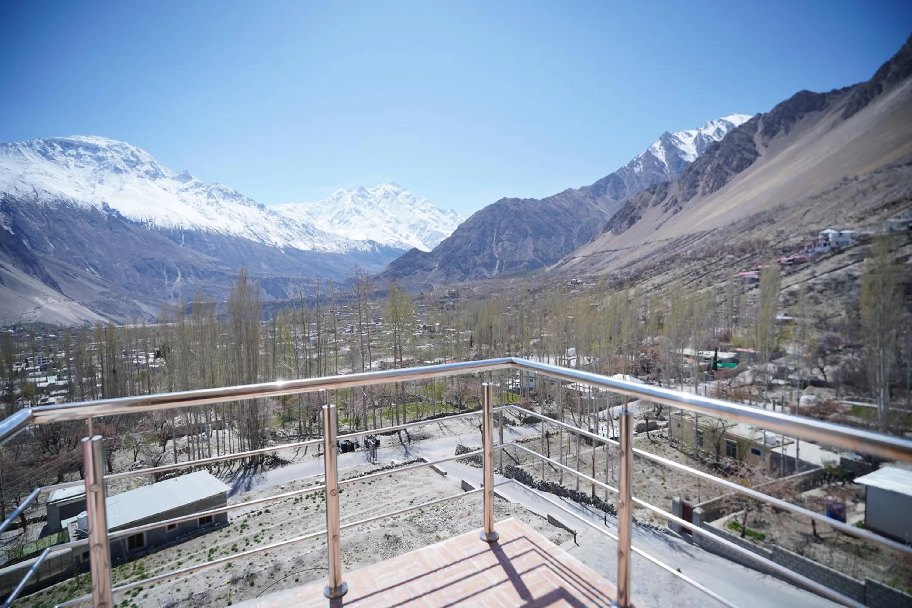 Balcony/Terrace in Hunza Elites hotel