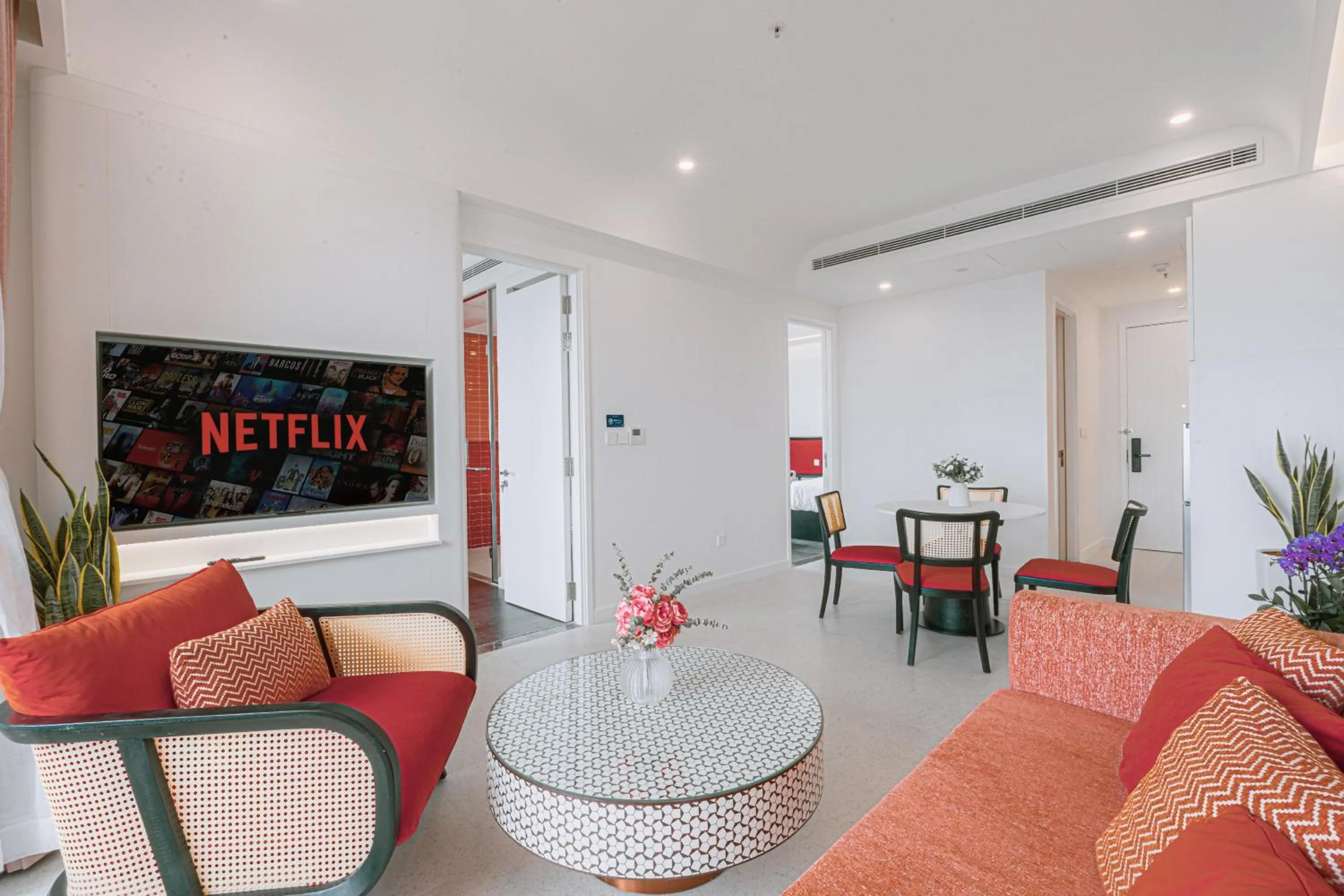 Living room in Sole Casa Phu Quoc