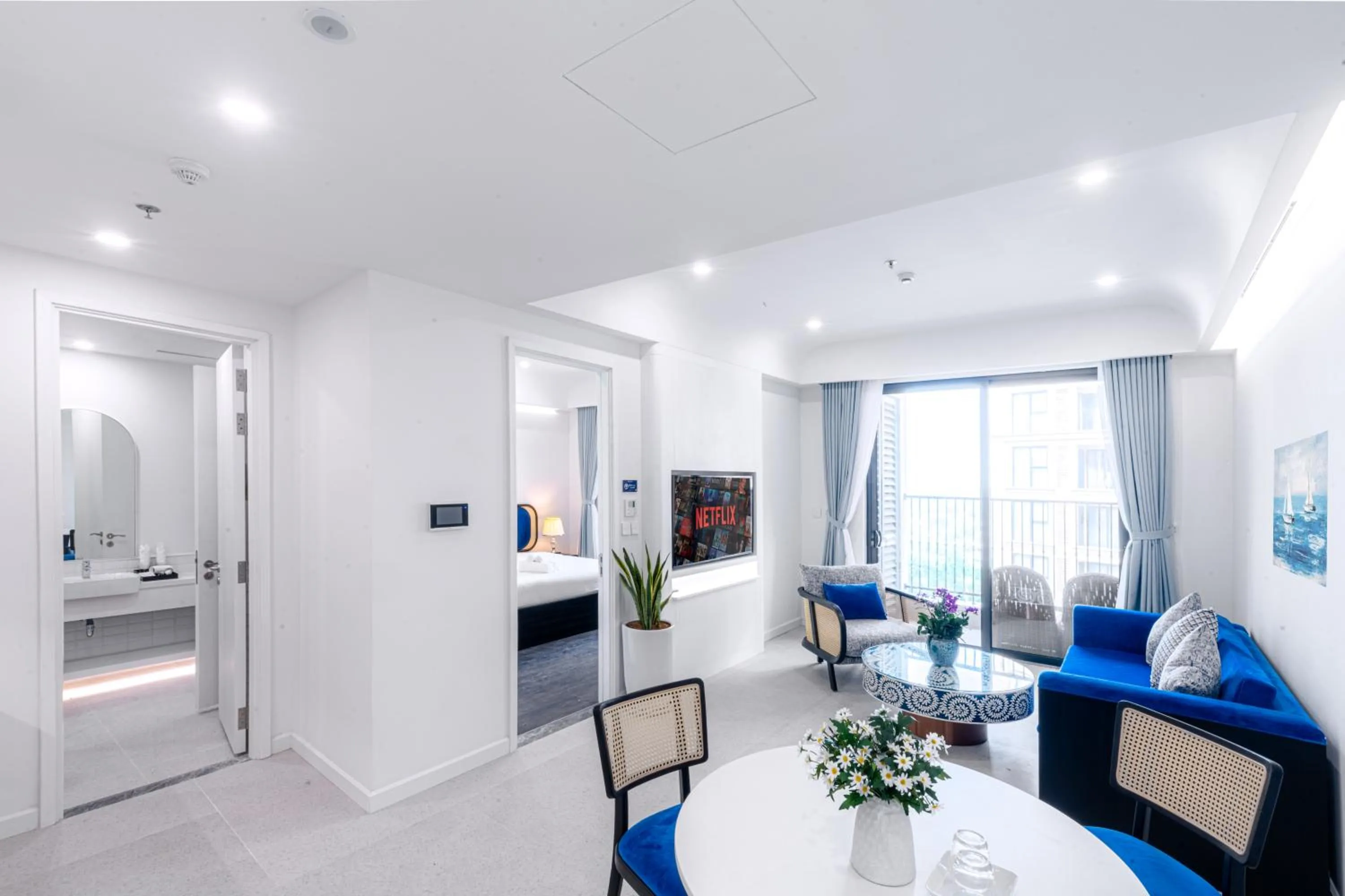 Living room in Sole Casa Phu Quoc