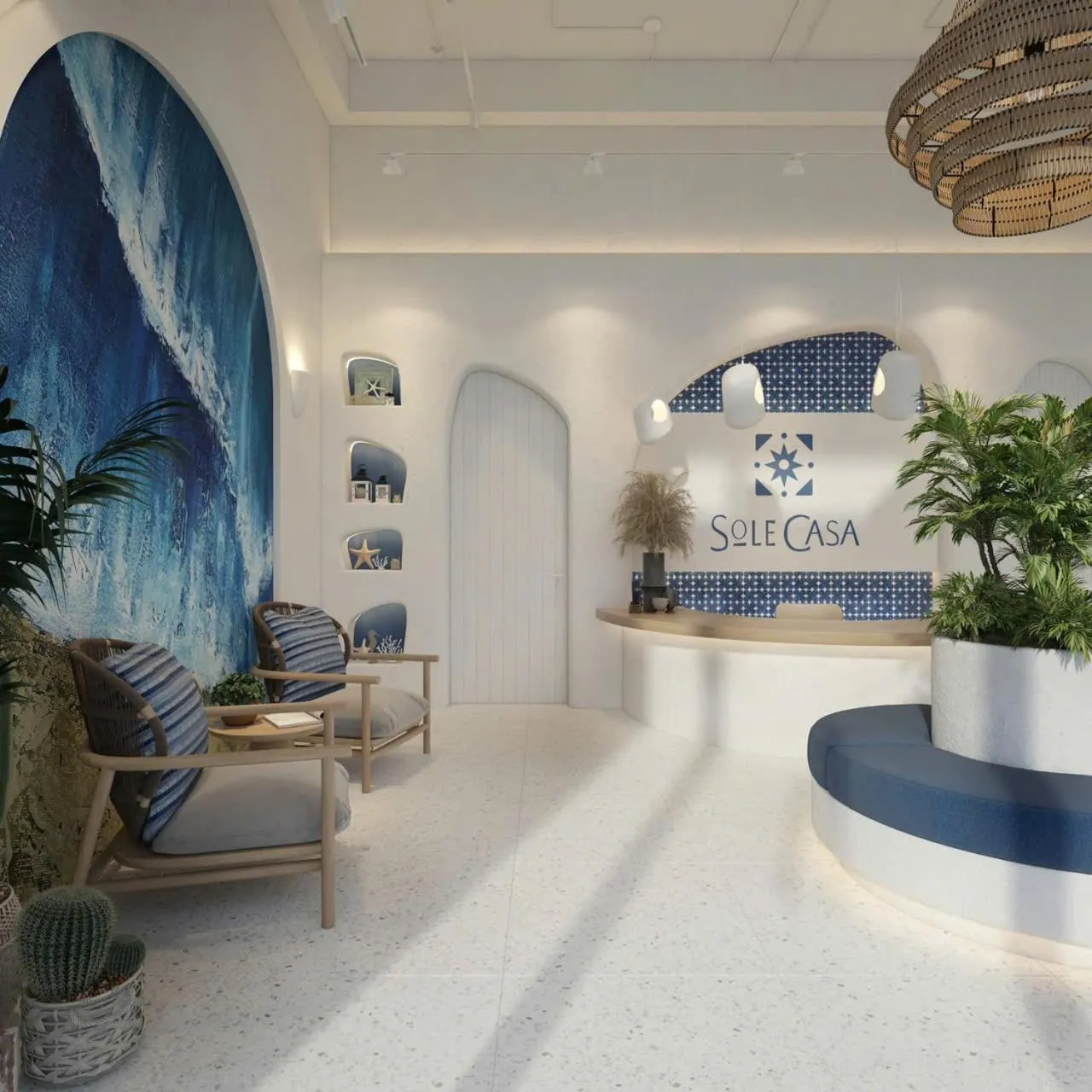 Lobby or reception in Sole Casa Phu Quoc