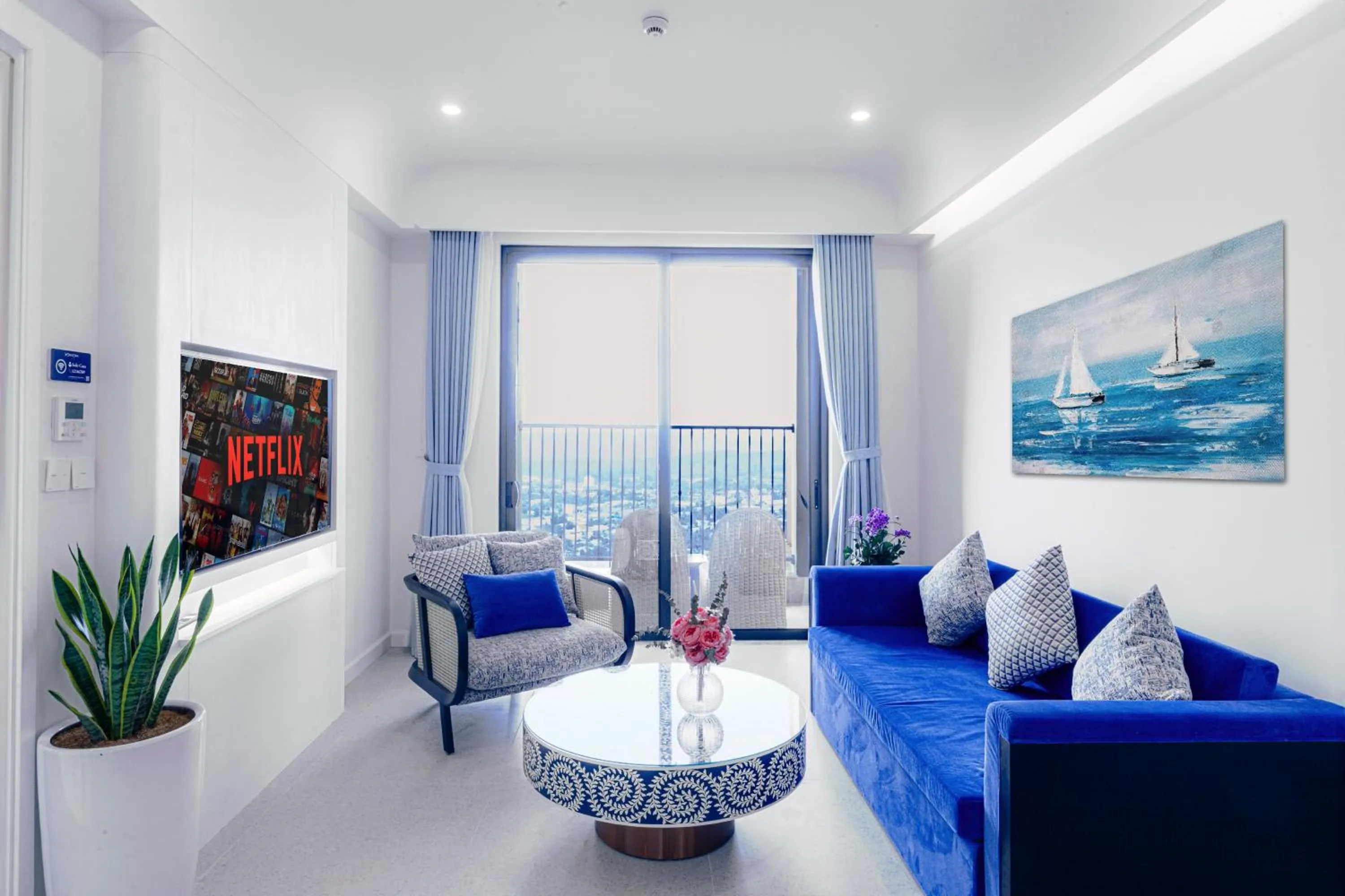 Living room in Sole Casa Phu Quoc