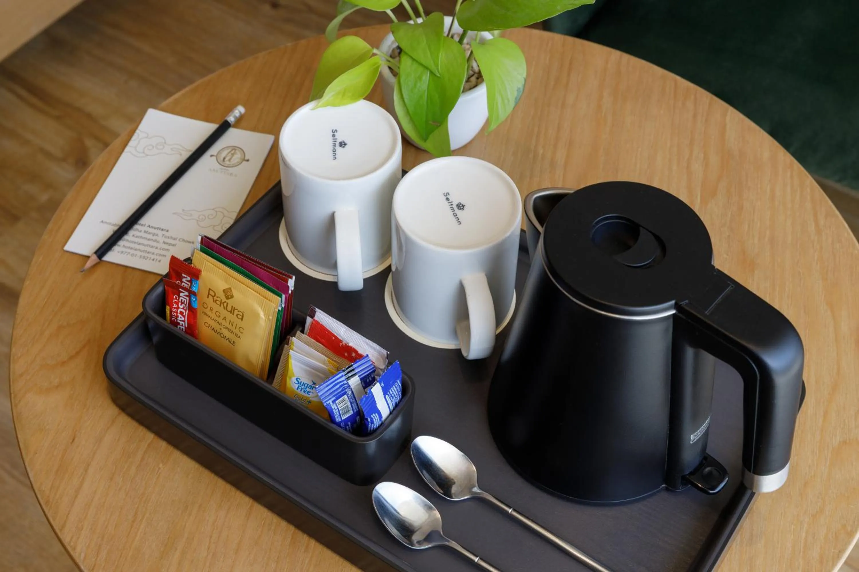 Coffee/tea facilities in Hotel Anuttara