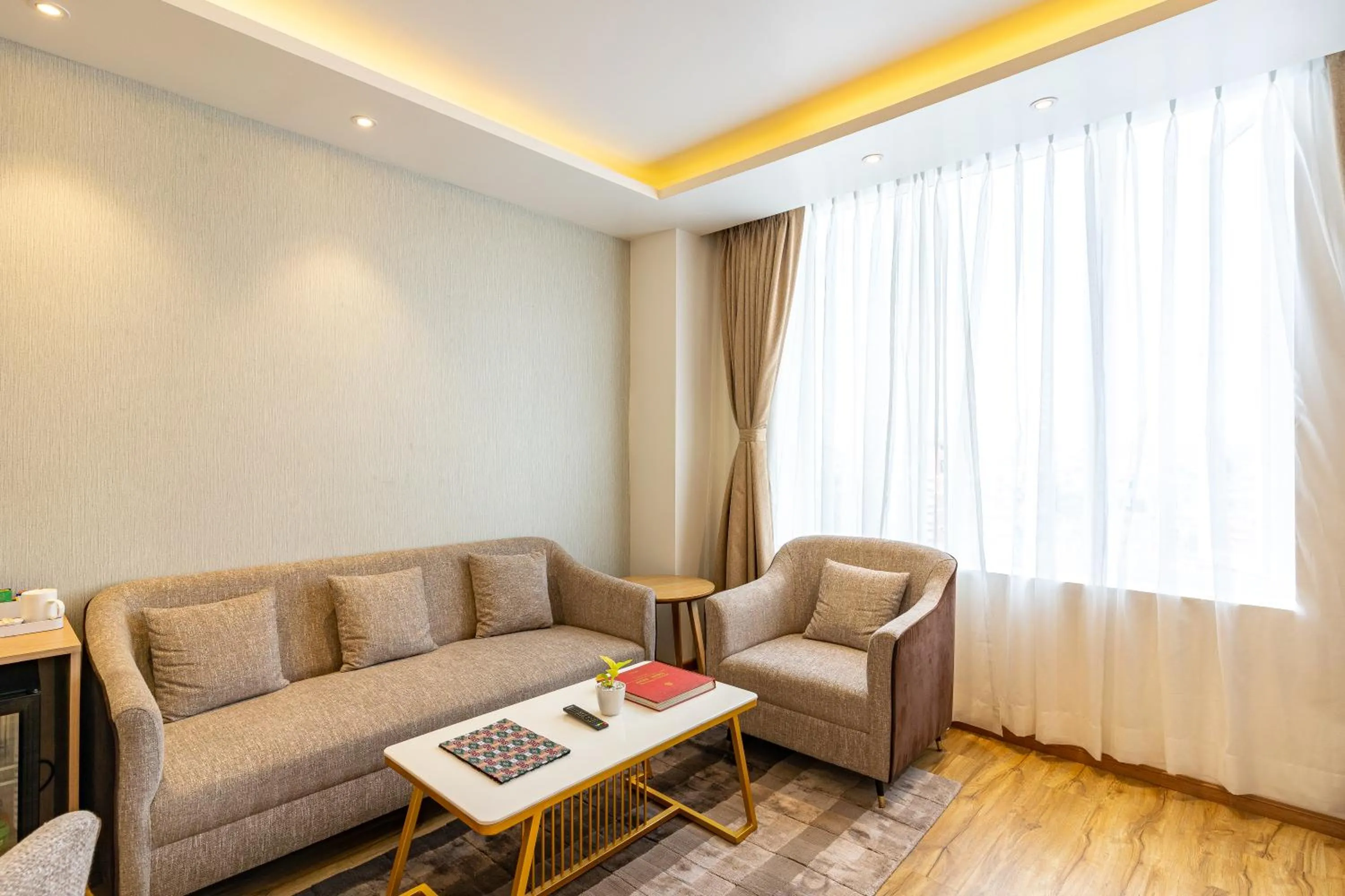 Living room in Hotel Anuttara