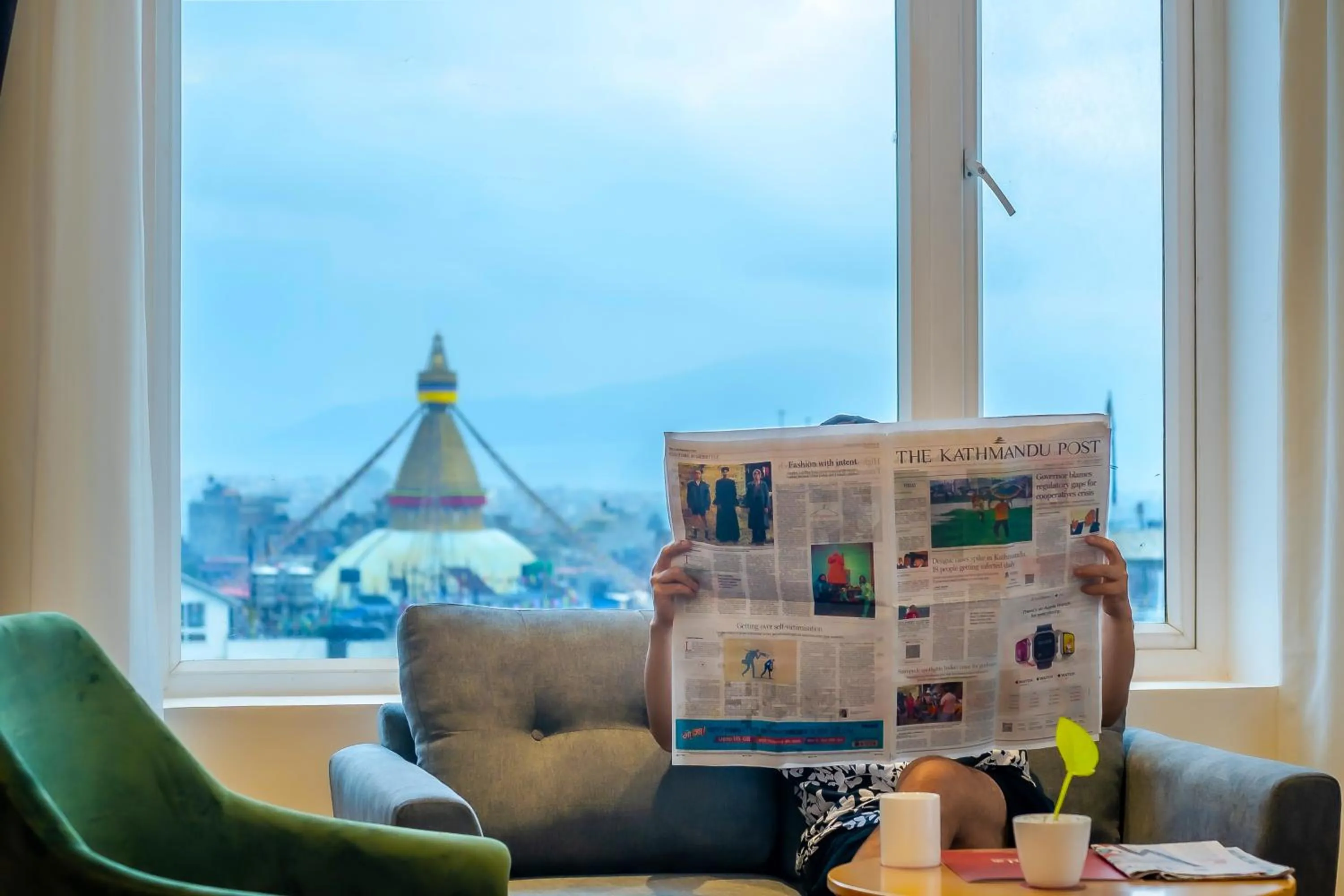 Seating area in Hotel Anuttara