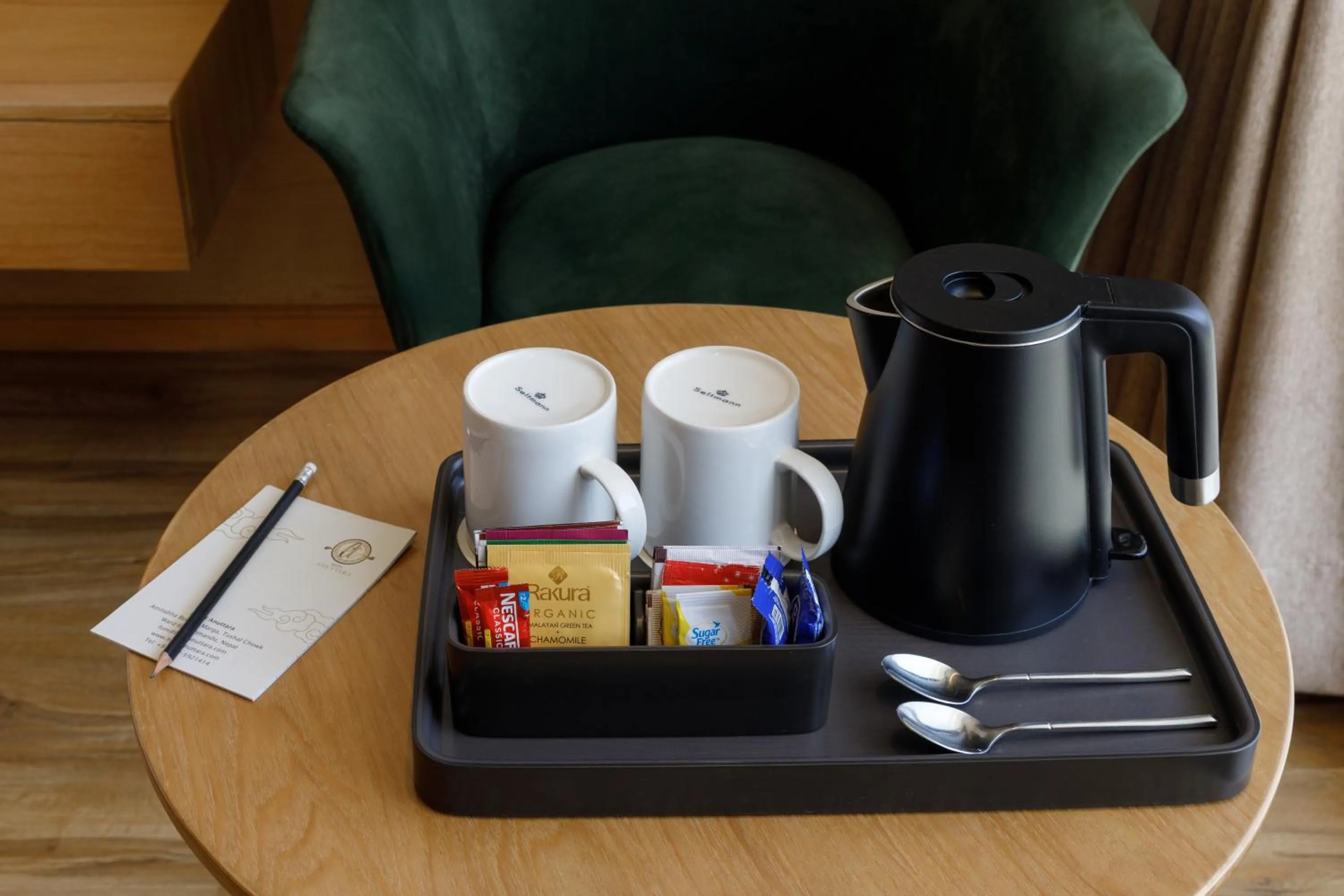 Coffee/tea facilities in Hotel Anuttara
