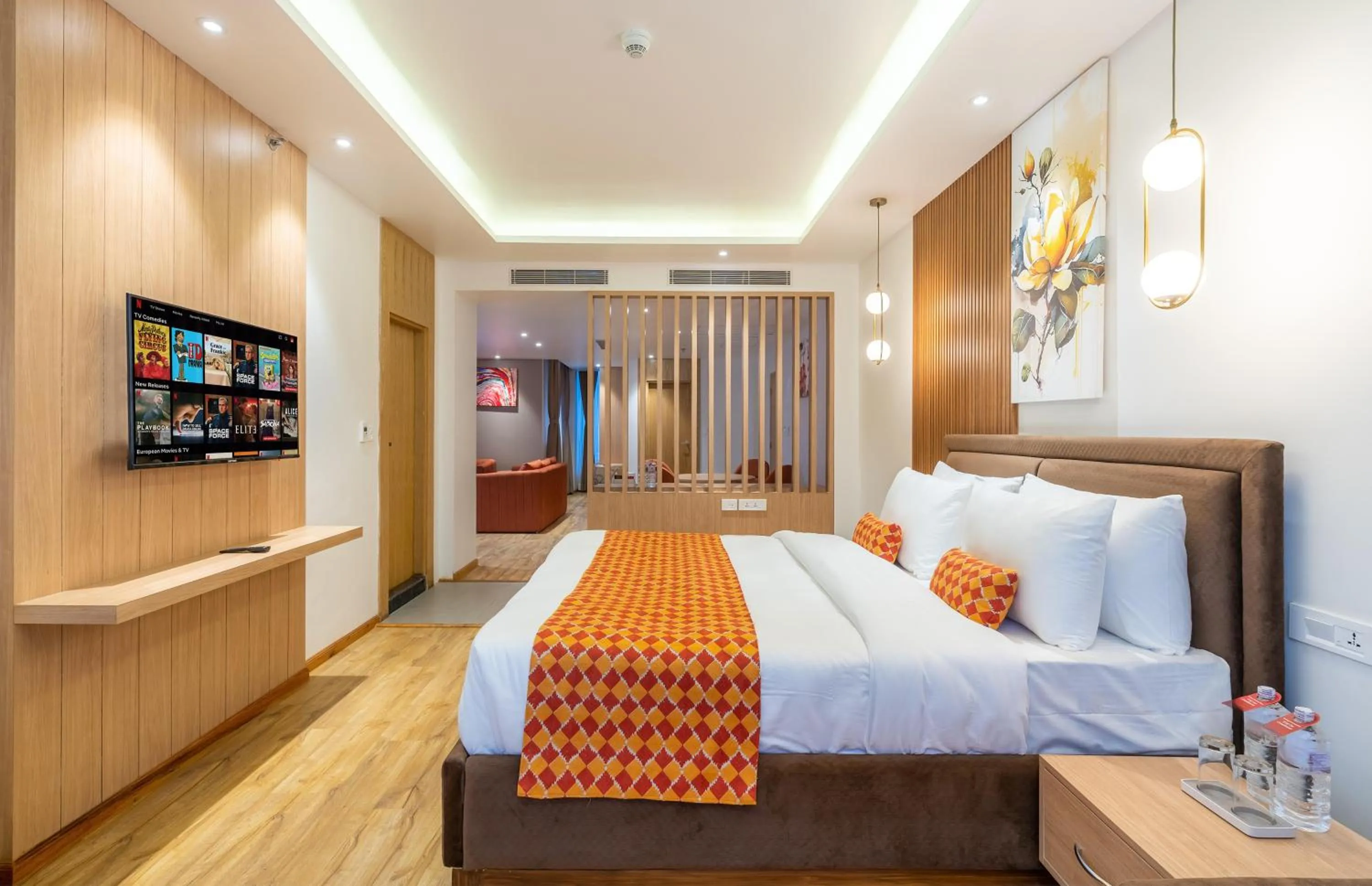 TV and multimedia, Bed in Hotel Anuttara