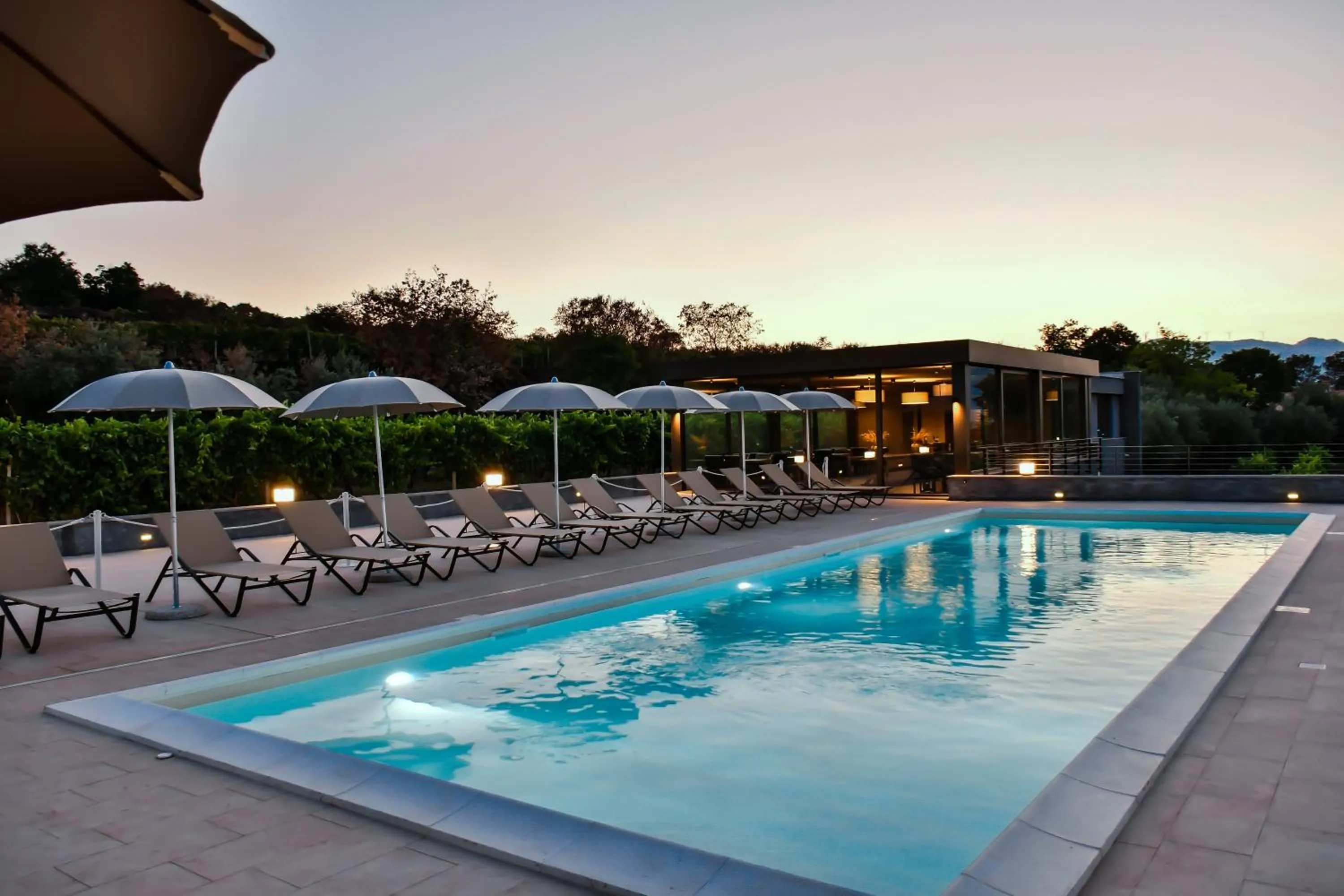 Swimming pool in Firriato Hospitality Cavanera Etnea Resort & Wine Experience