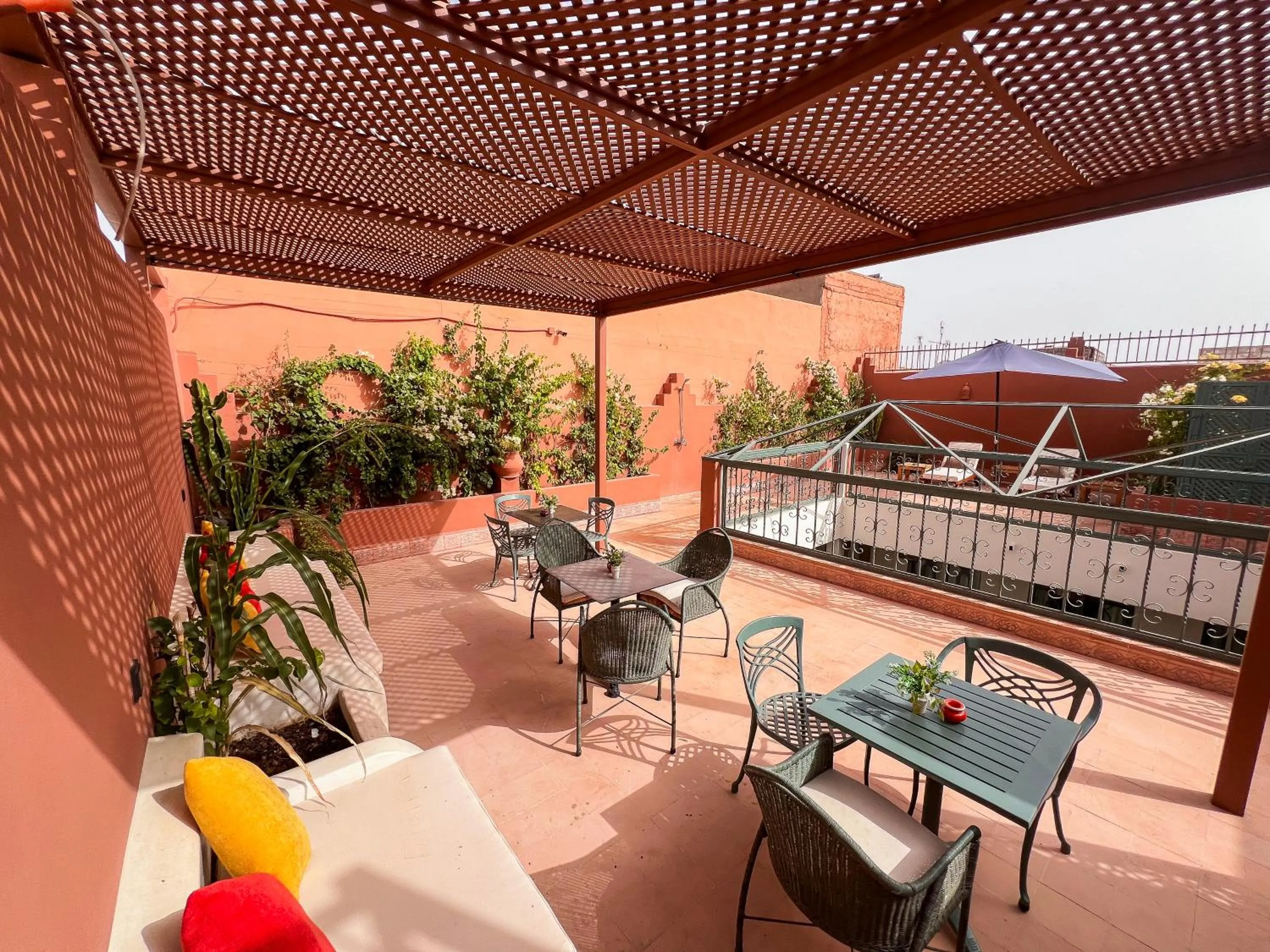 Balcony/Terrace in Riad Kech One & Spa