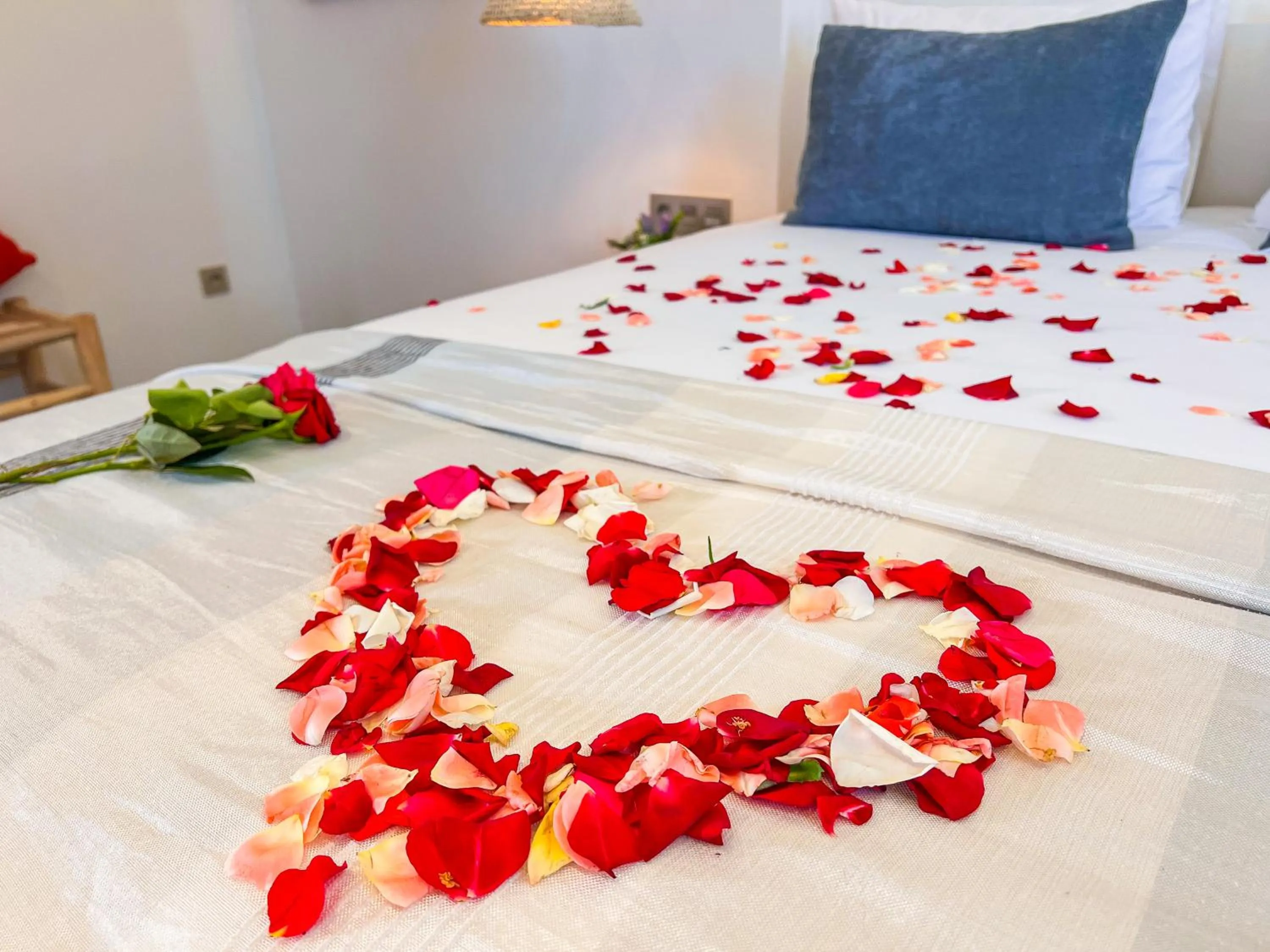 Bed in Riad Kech One & Spa