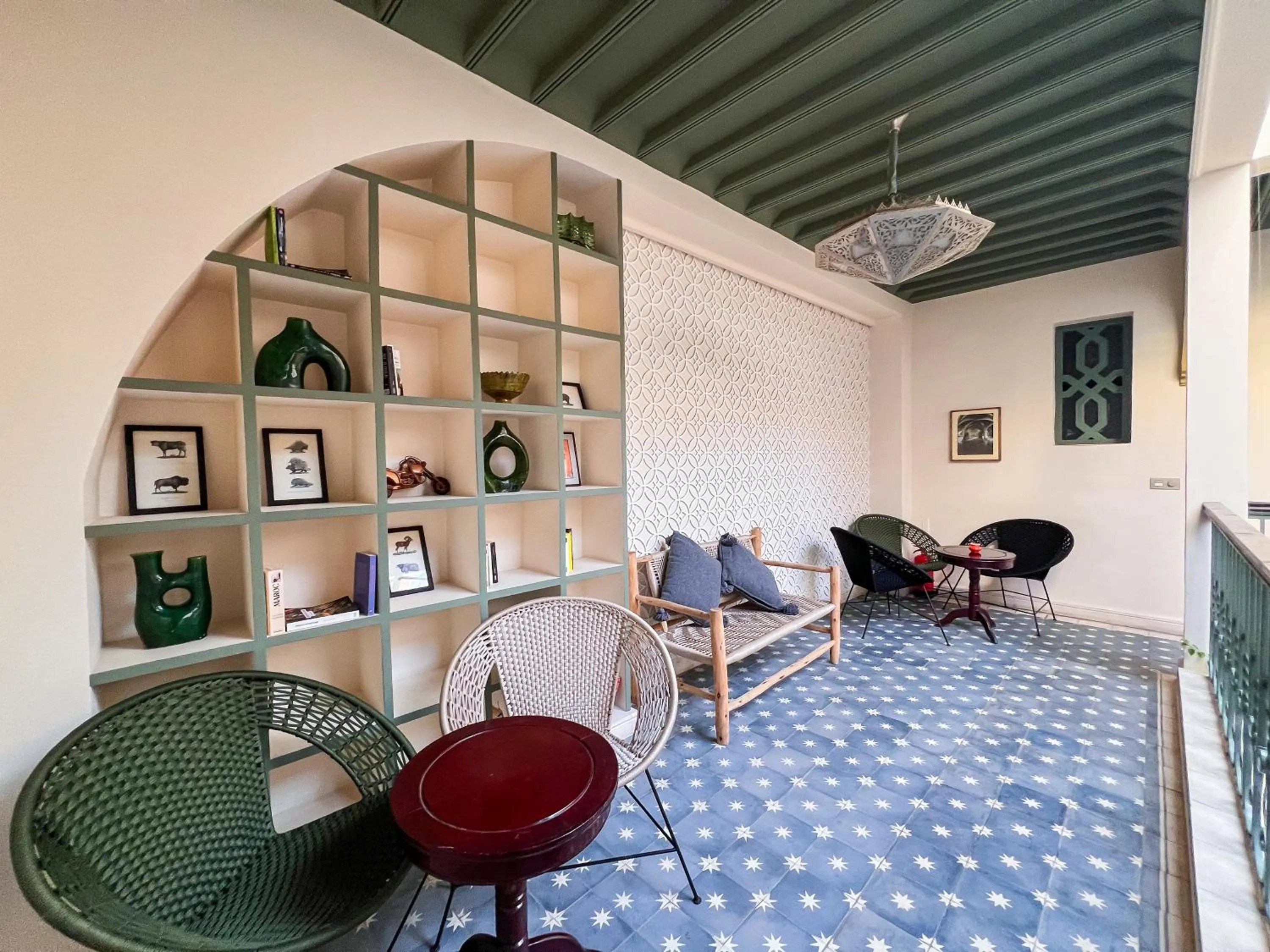 Seating area in Riad Kech One & Spa