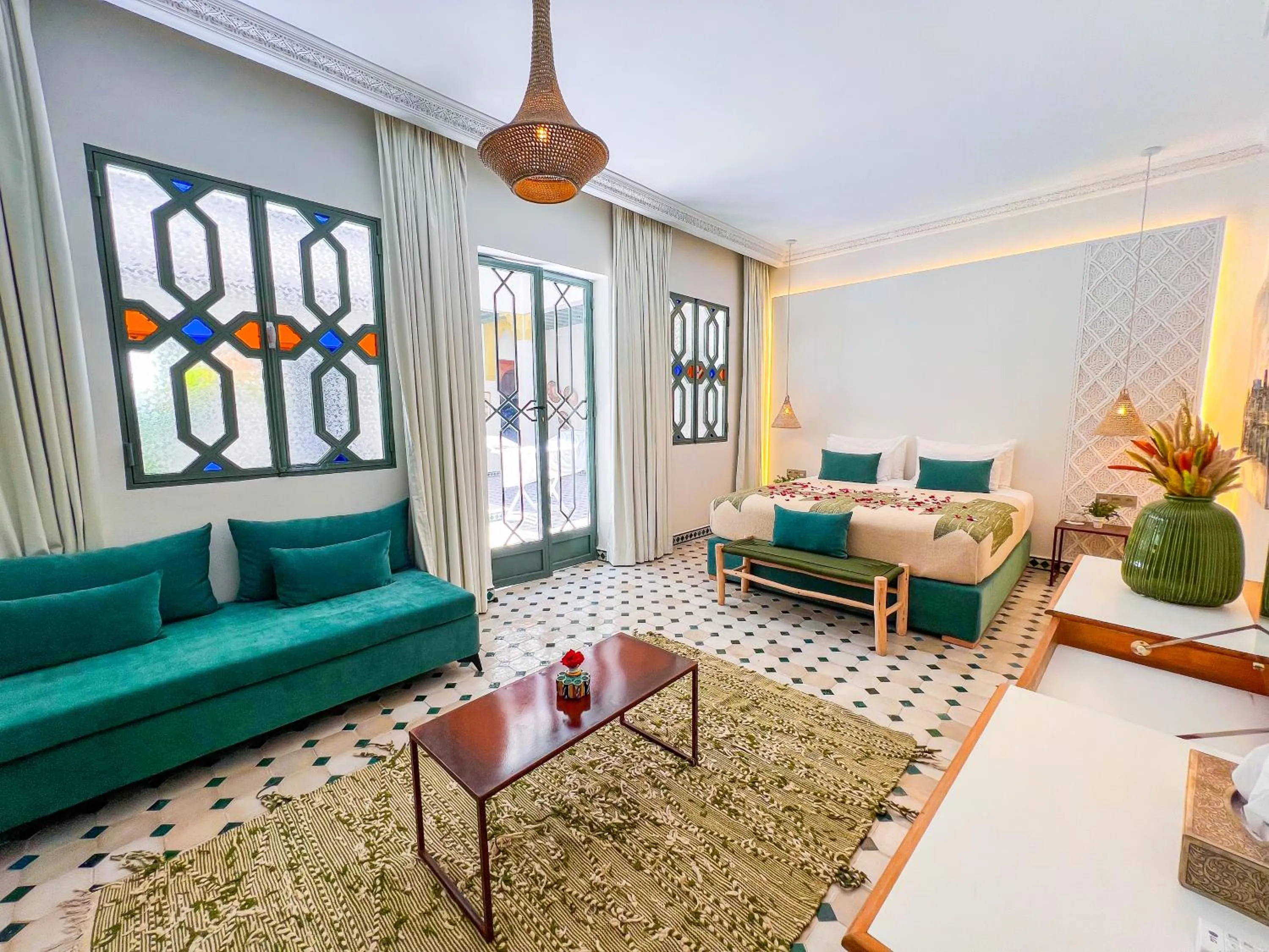 Living room in Riad Kech One & Spa