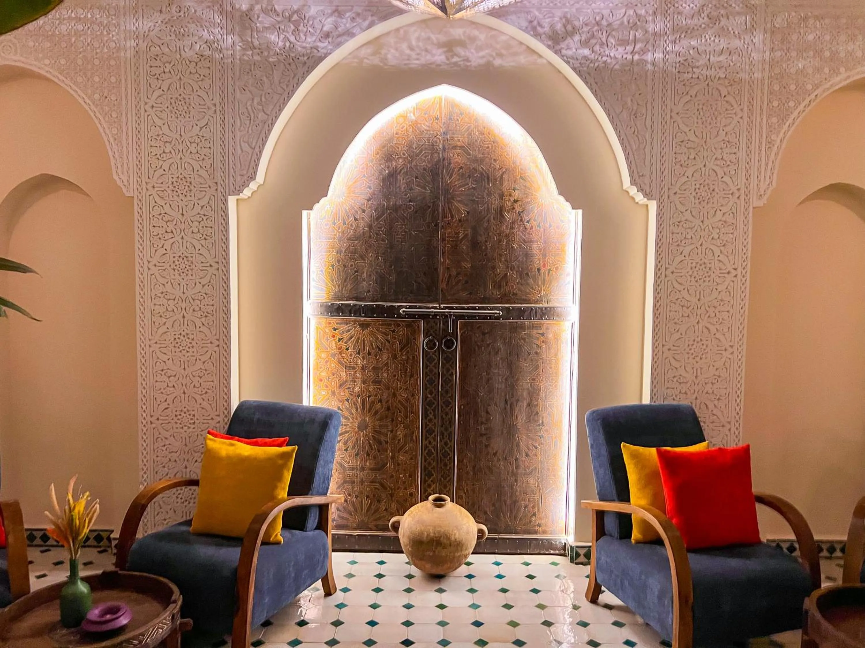 Inner courtyard view in Riad Kech One & Spa