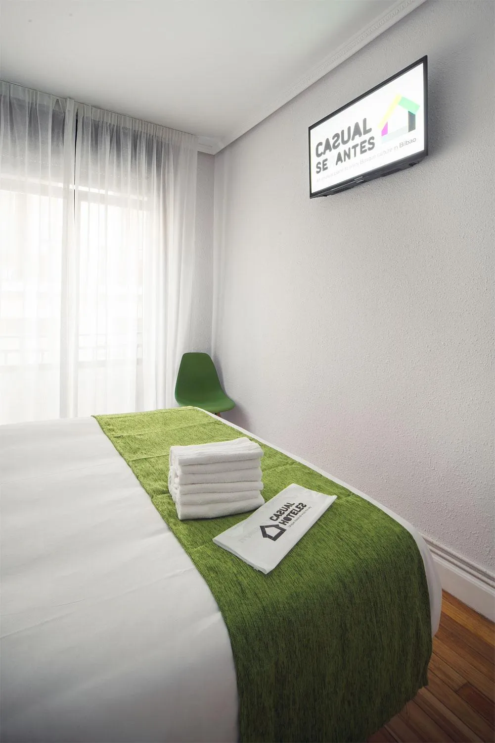 Bedroom, Bed in Casual Serantes