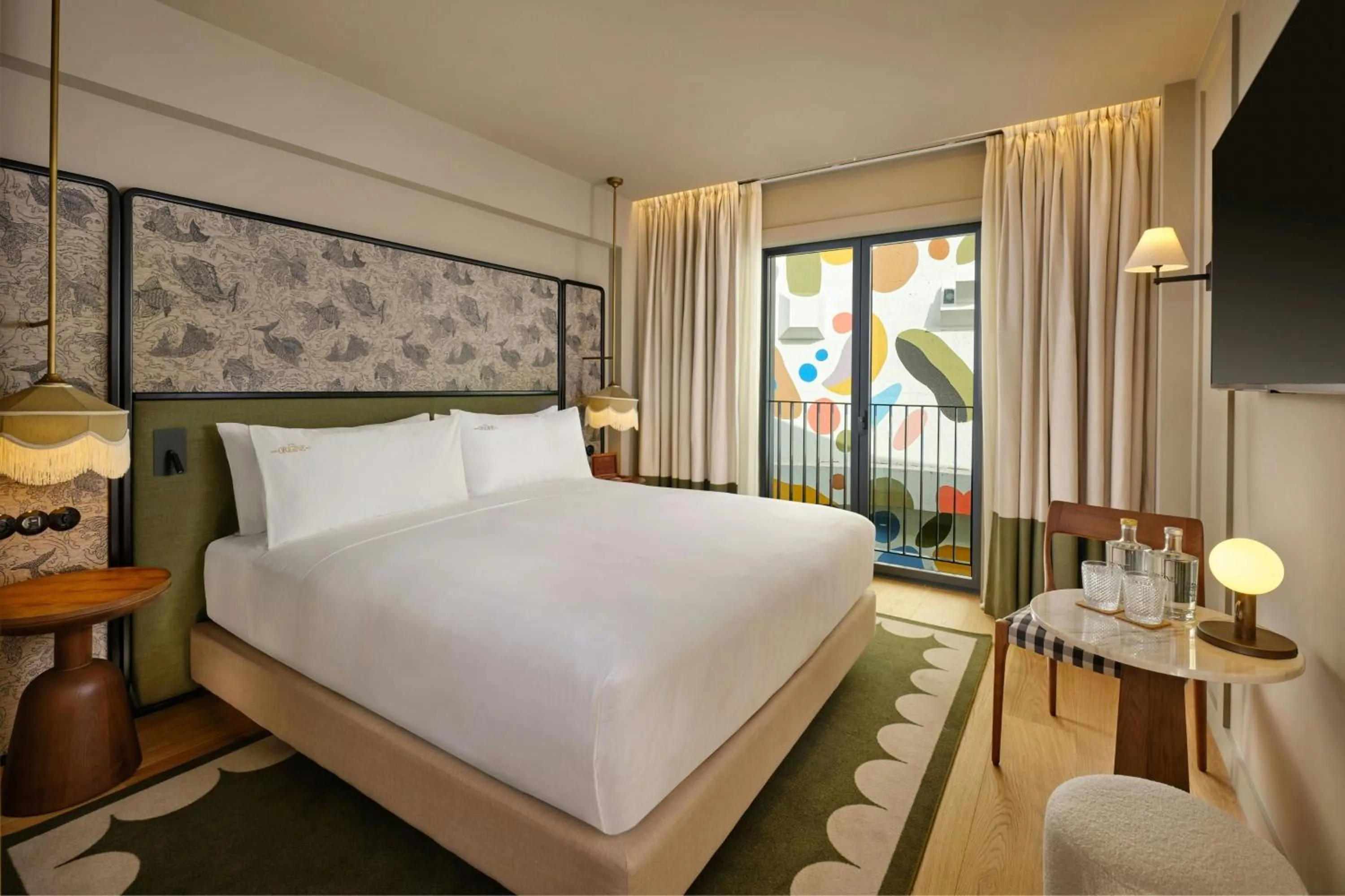 Lounge or bar, Bed in Origine Porto Gaia, a Tribute Portfolio Hotel