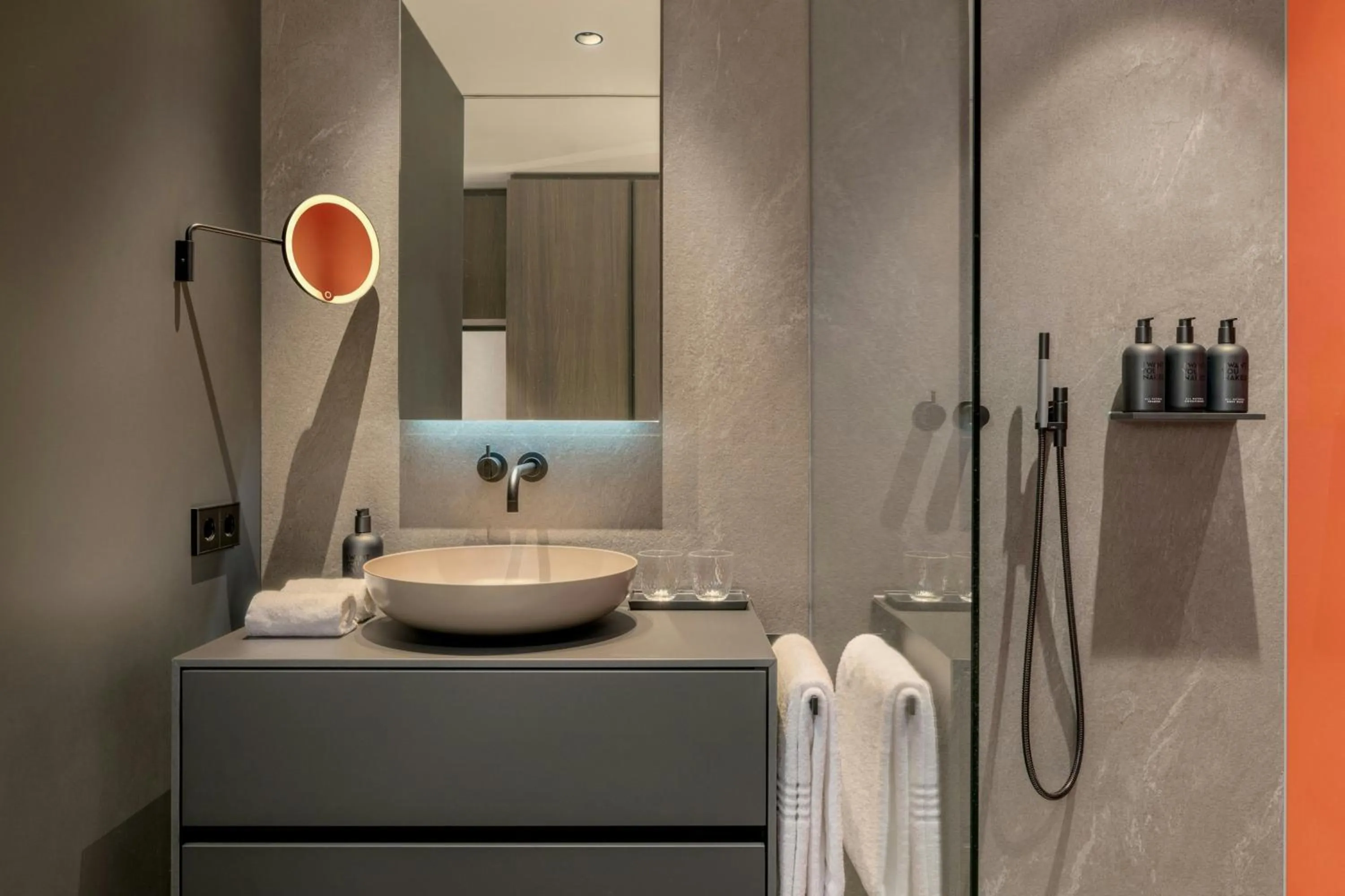 Bathroom in DAS AFFALTERBACH, Stuttgart, Autograph Collection