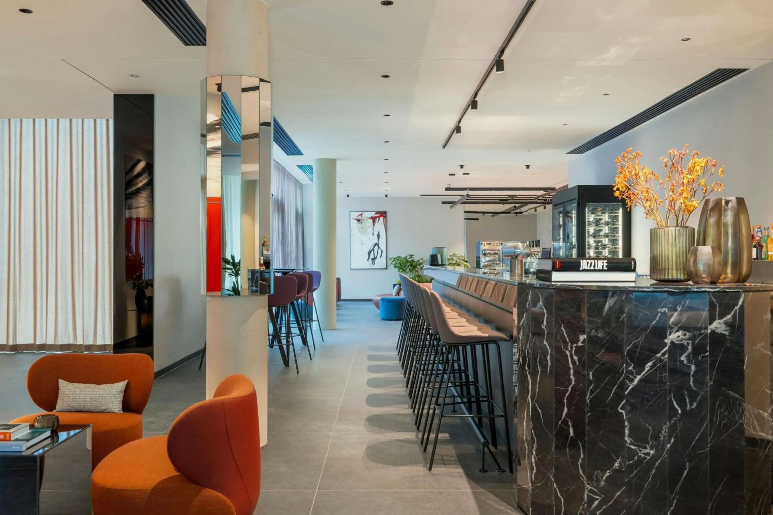 Lounge or bar in DAS AFFALTERBACH, Stuttgart, Autograph Collection