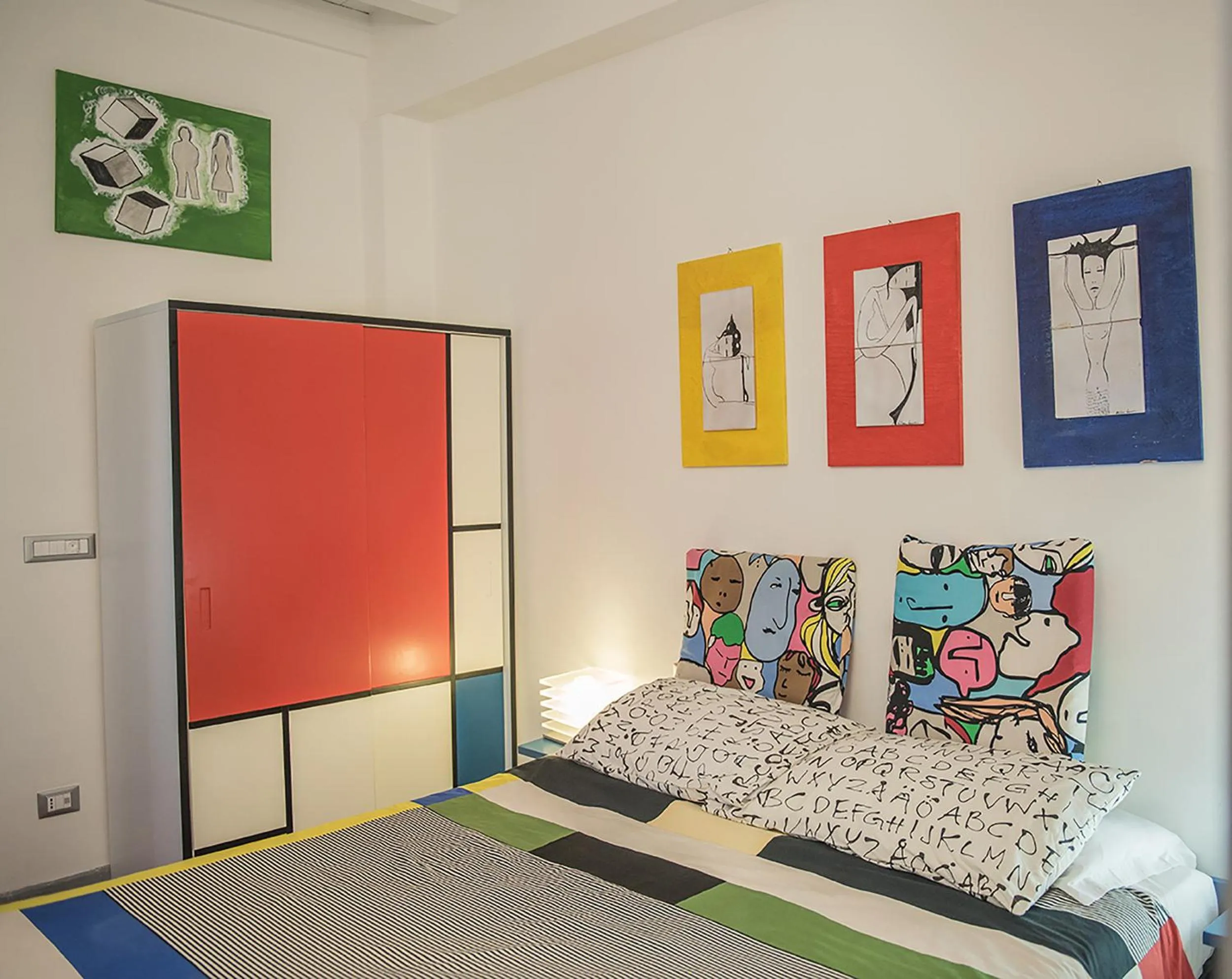 Photo of the whole room, Bed in Suite D'Autore Art Design Gallery