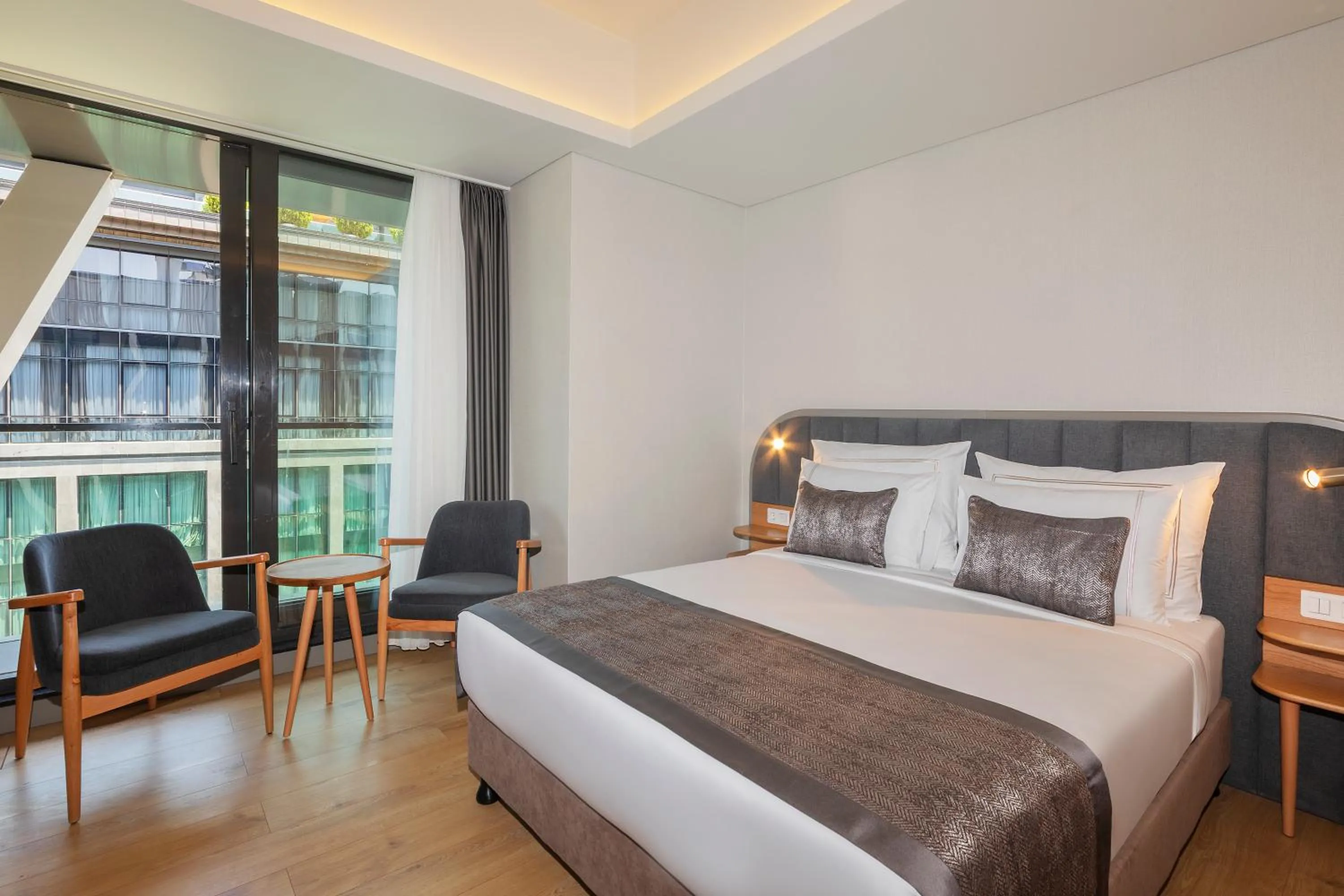 Bed in Meroddi Beyoğlu Residence