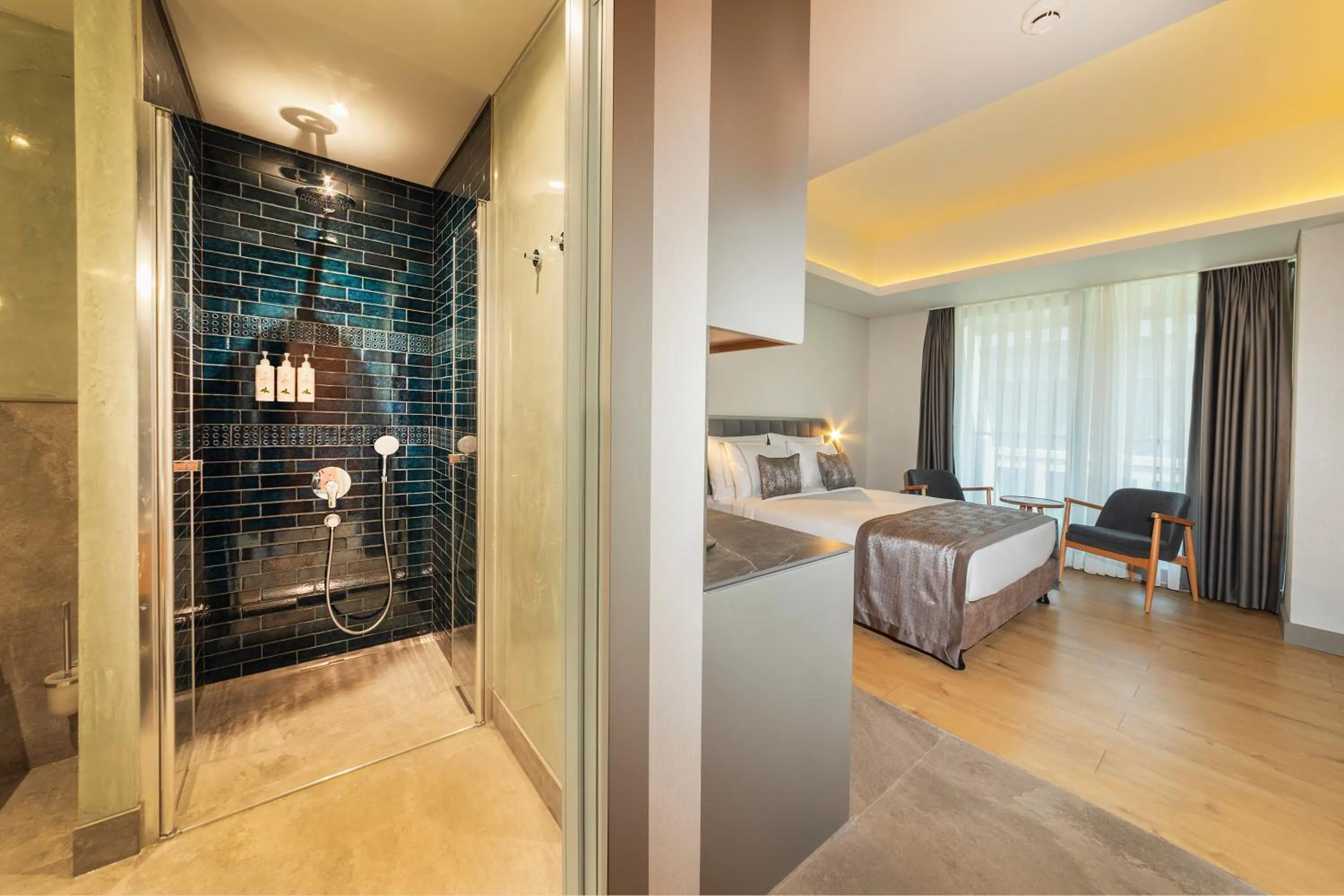 Bed in Meroddi Beyoğlu Residence