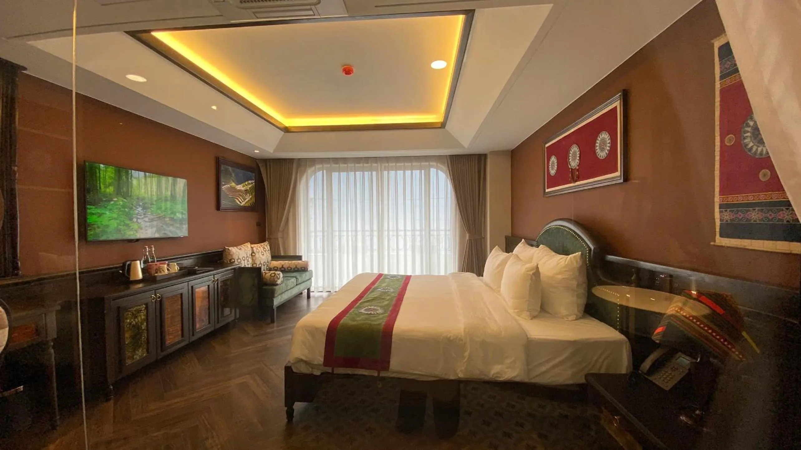 Bed in Fansipan View Hotel