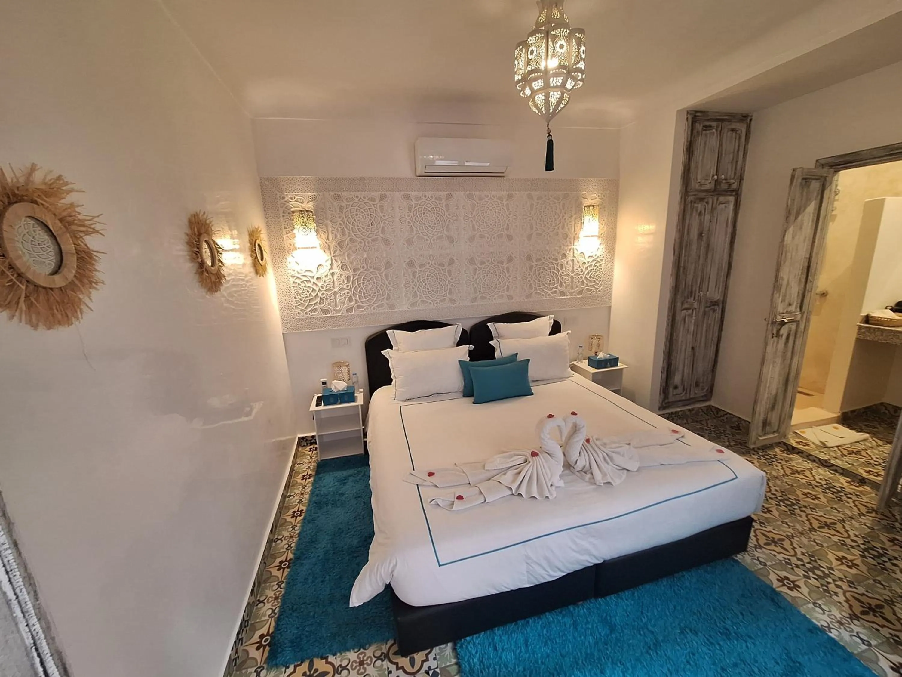 Bedroom, Bed in Riad Dar Augusta