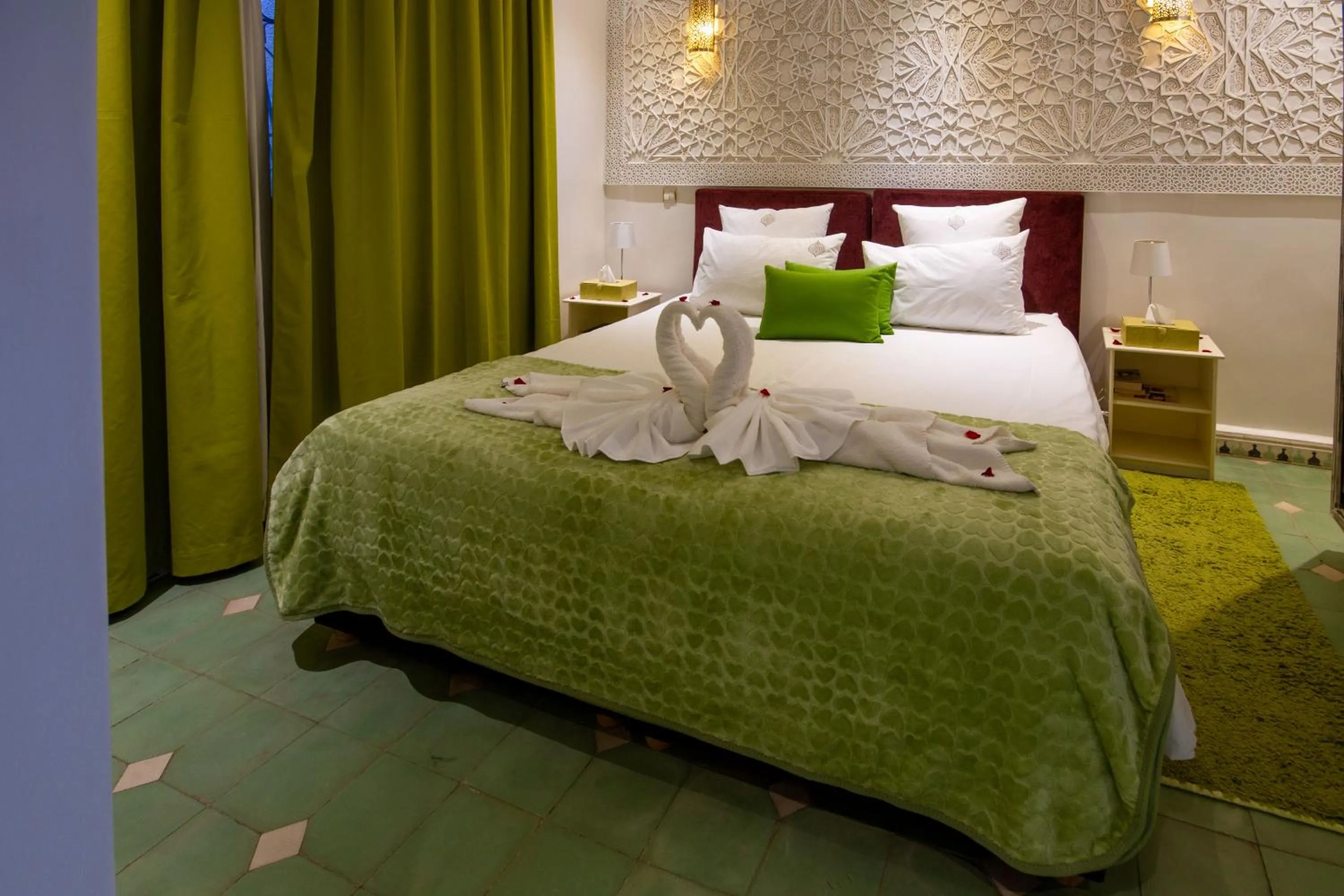 Bedroom, Bed in Riad Dar Augusta