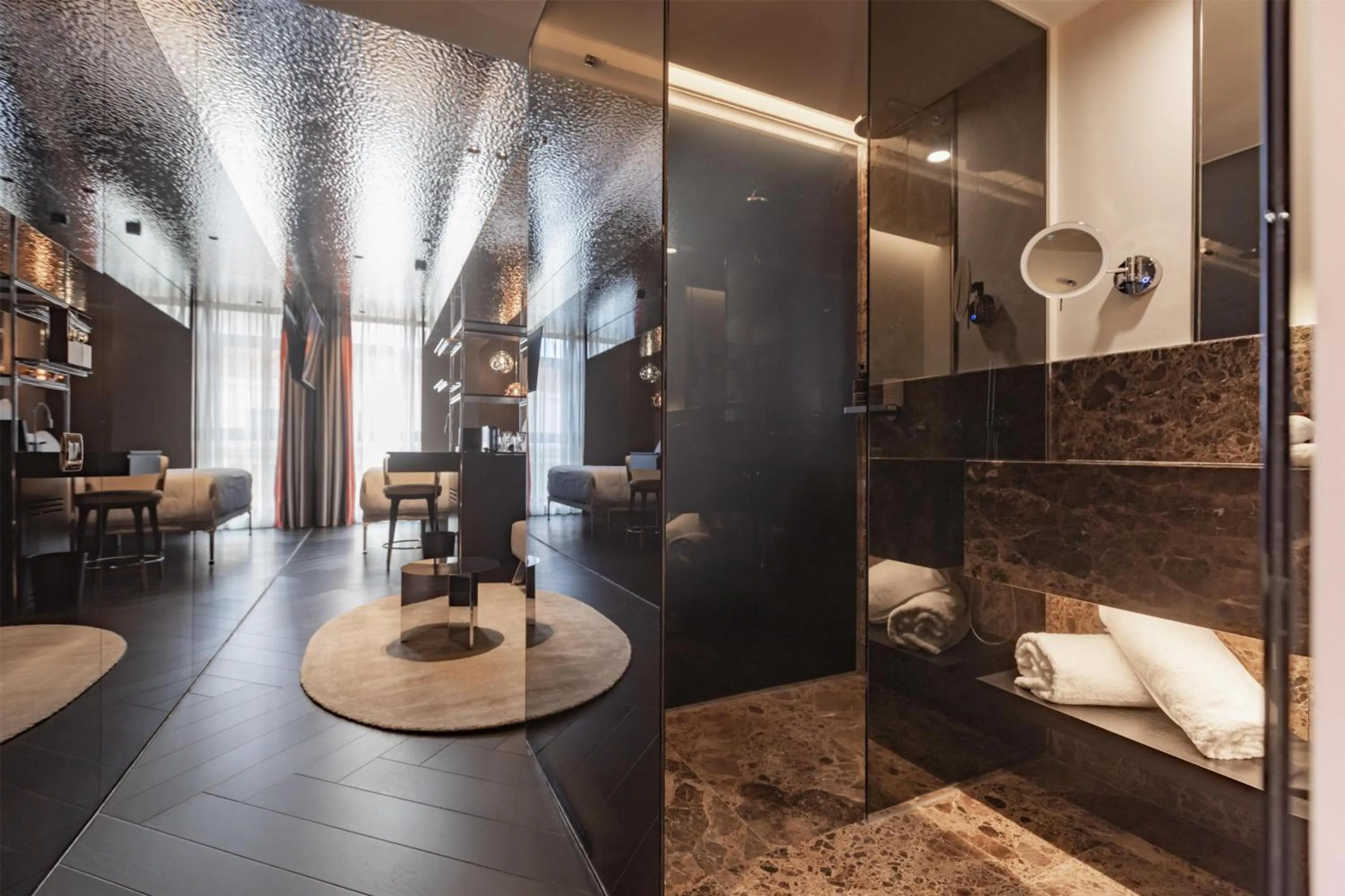 Living room in Adia Aluma Athens, Curio Collection By Hilton