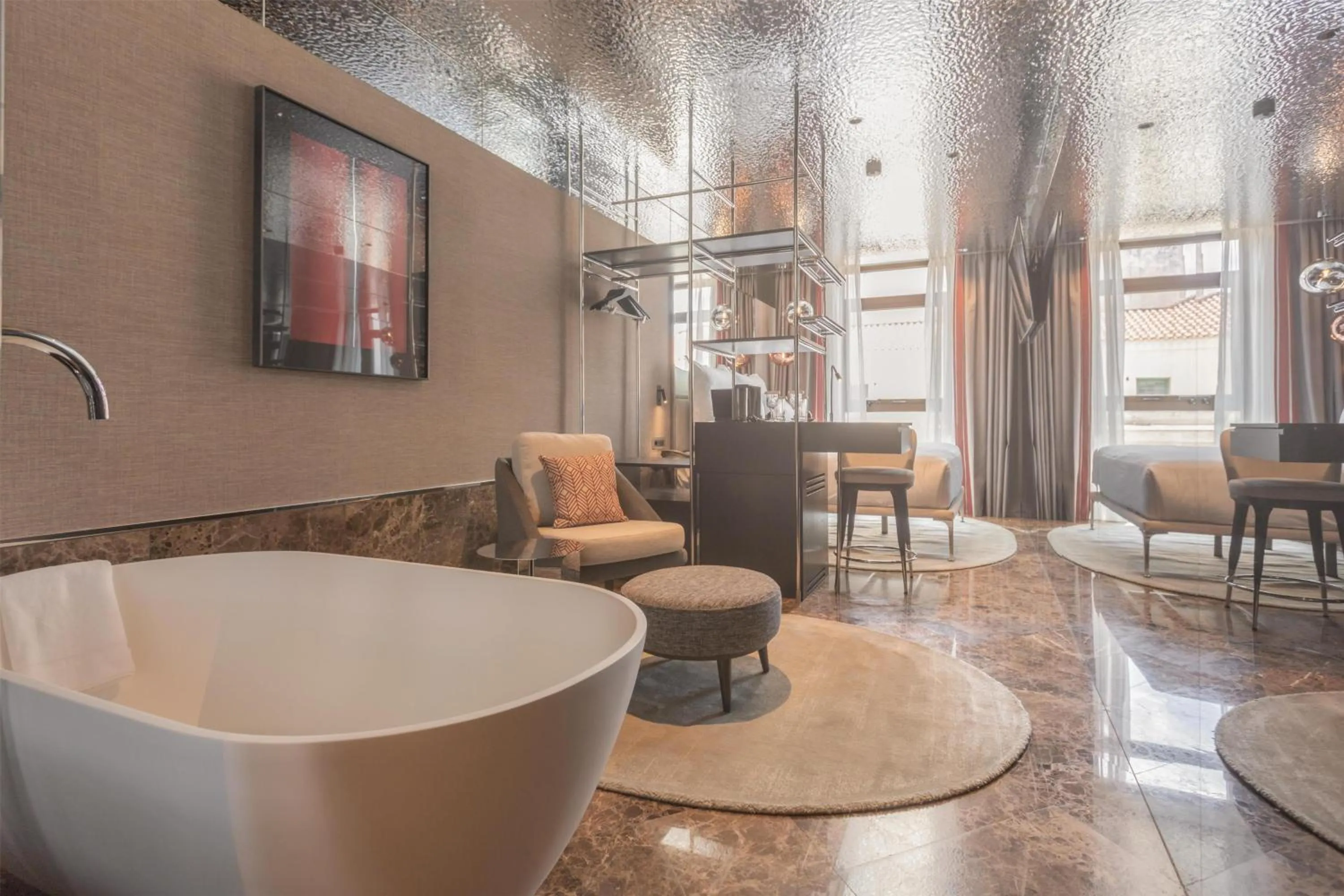 Bathroom in Adia Aluma Athens, Curio Collection By Hilton