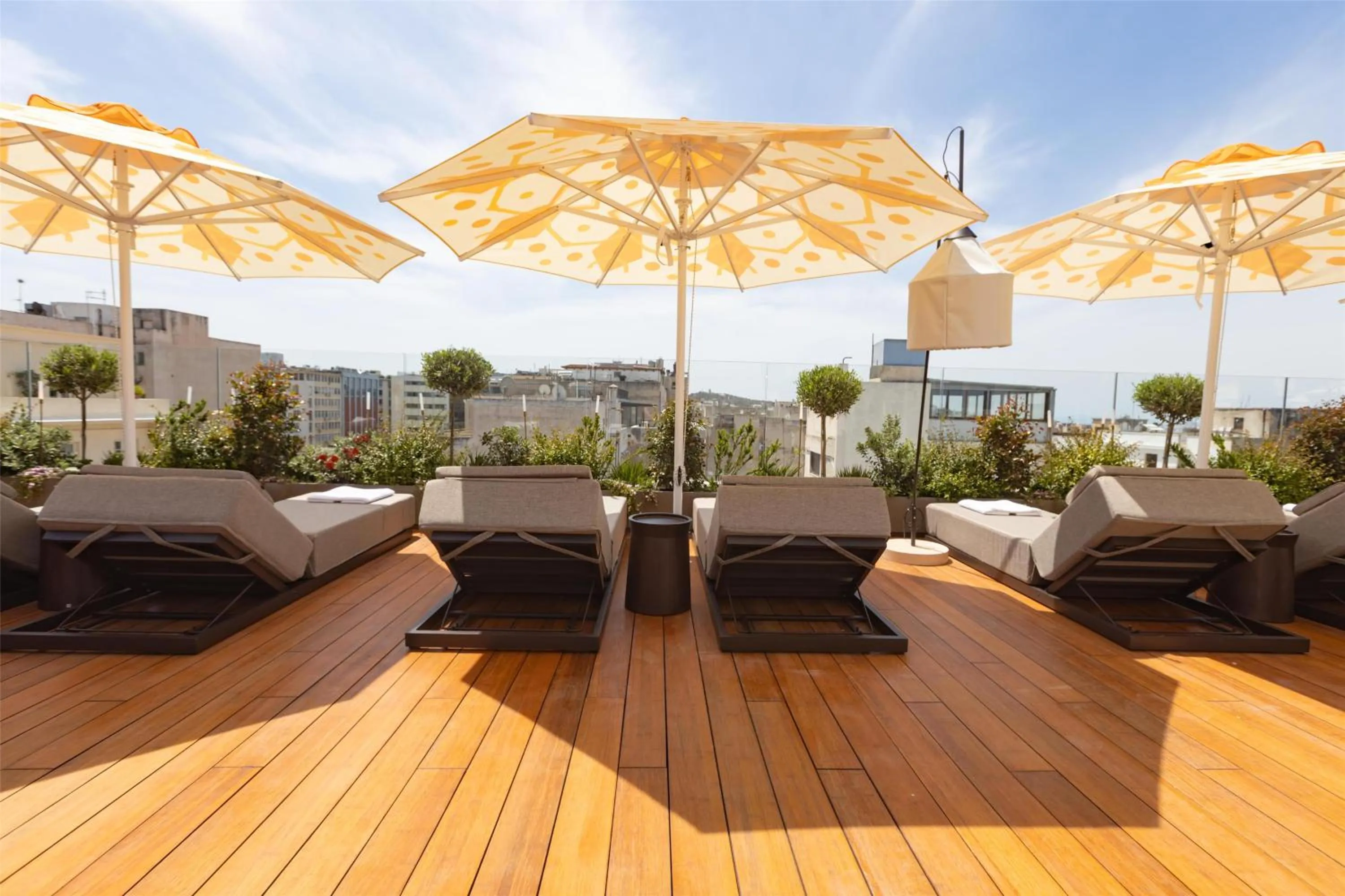 Patio in Adia Aluma Athens, Curio Collection By Hilton