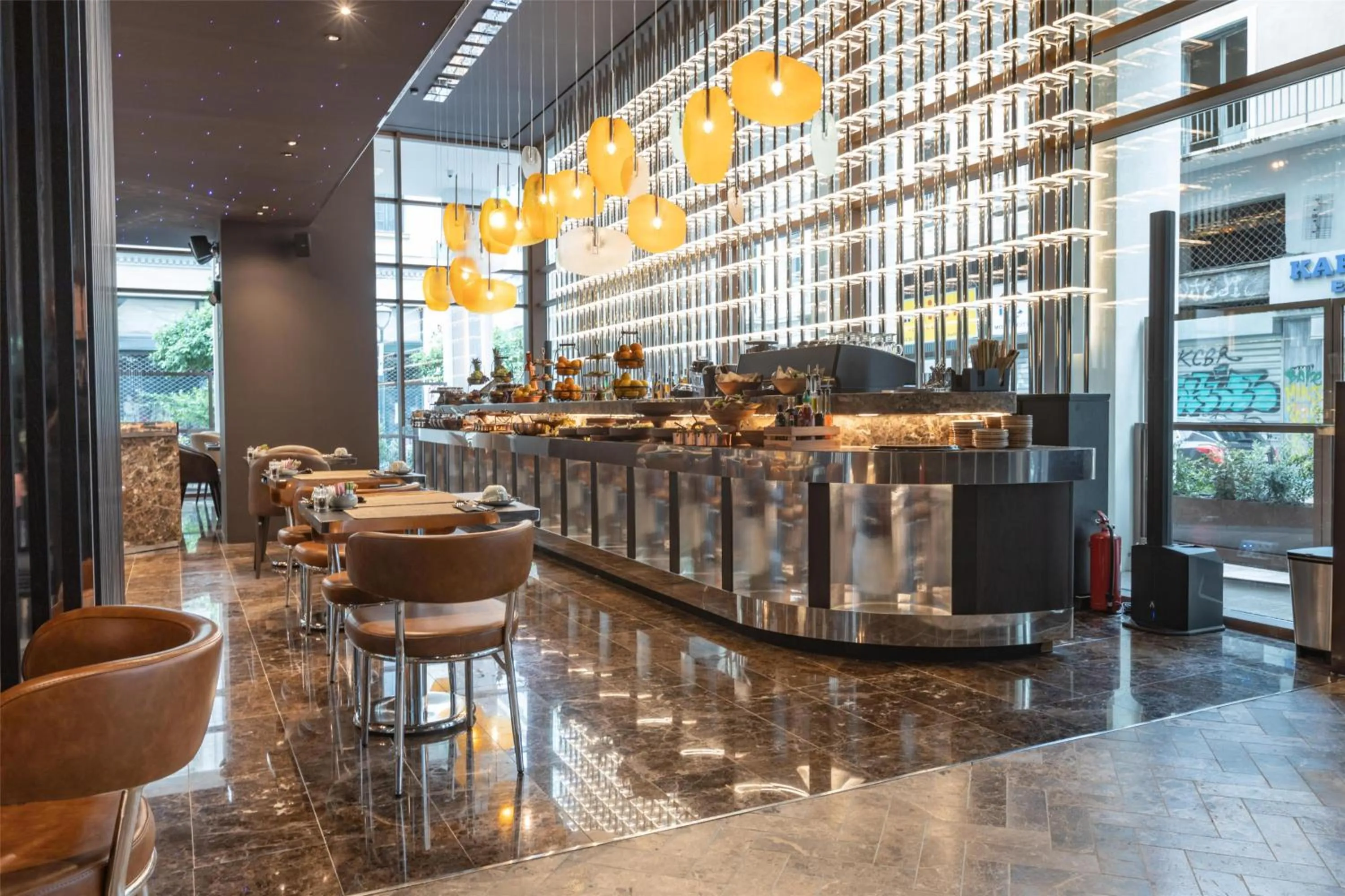 Restaurant/places to eat in Adia Aluma Athens, Curio Collection By Hilton